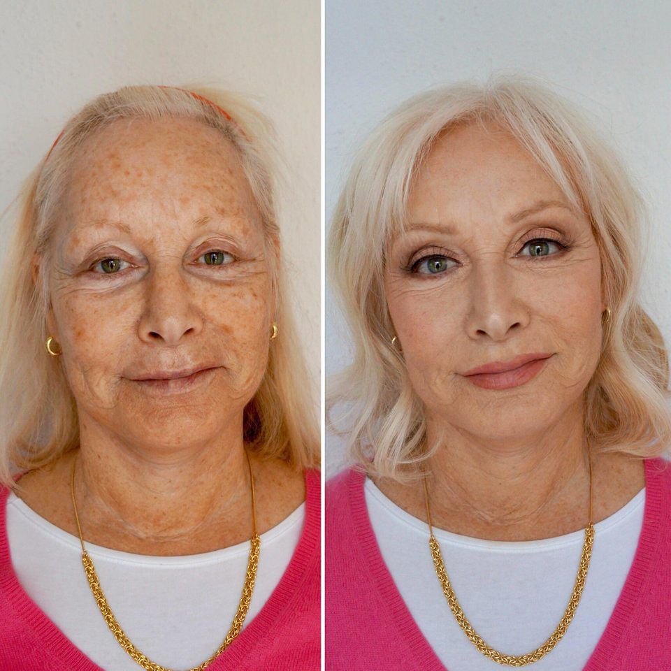 Esta maquilladora borró 10 años de la cara de su madre - Aquí está exactamente cómo
