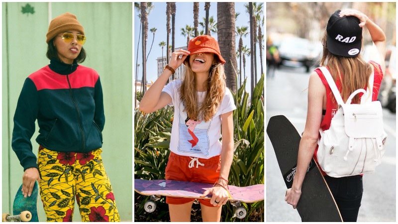 Estos conjuntos de patinadora para niña son geniales y despreocupados