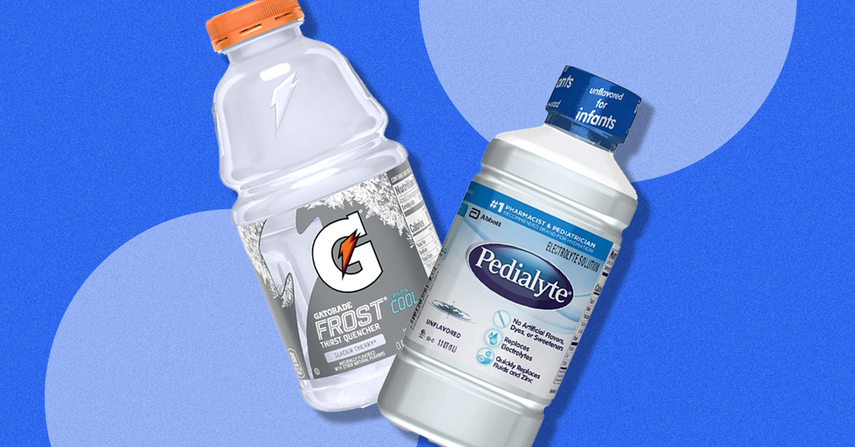 La gran lucha por la hidratación: Pedialyte vs. Gatorade