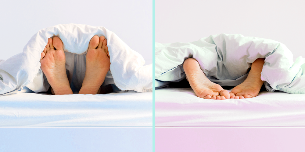 Por qué la ropa de cama separada podría garantizar que las parejas duerman mejor, según los expertos