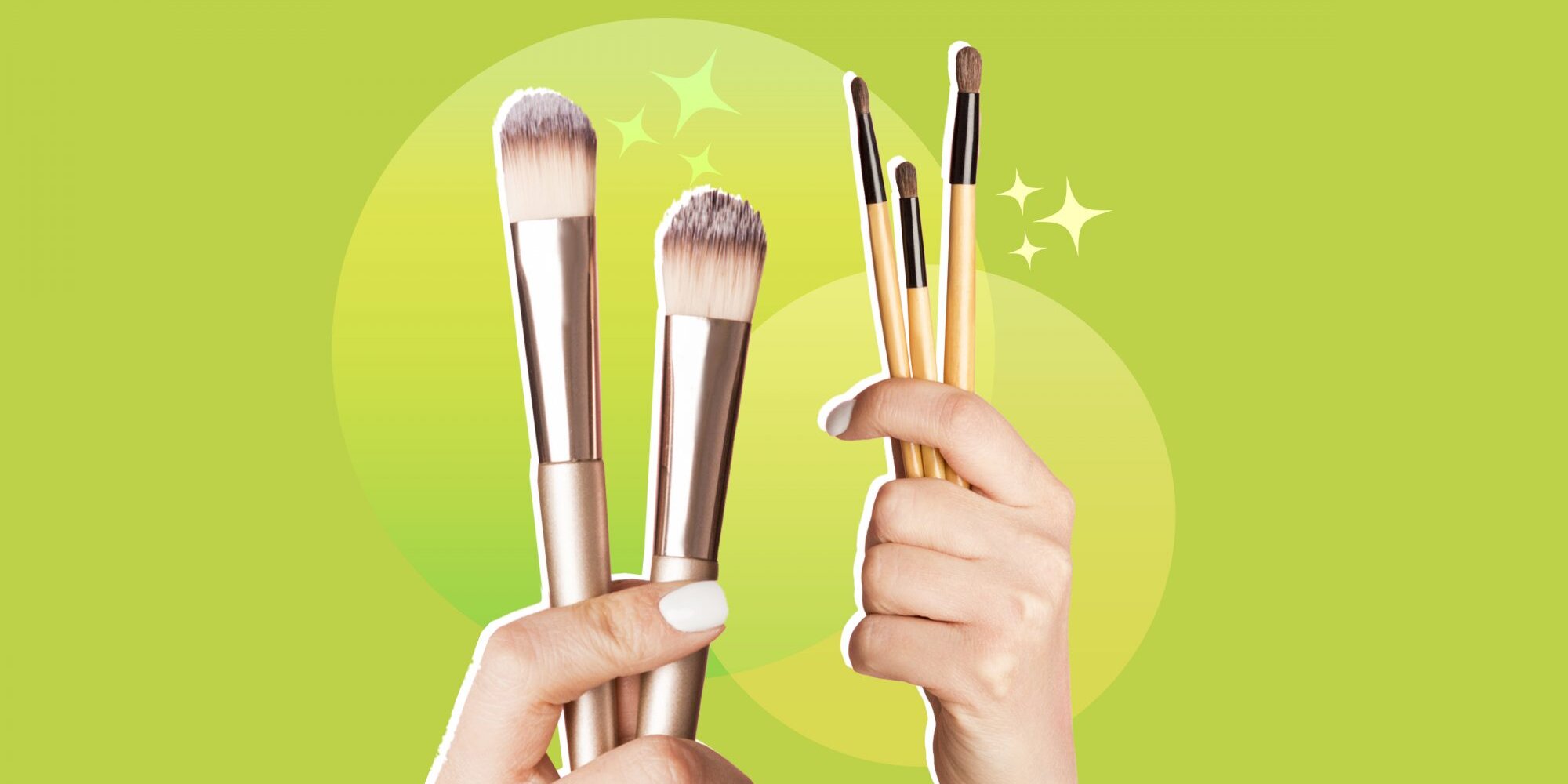 Las brochas de maquillaje hay que limpiarlas