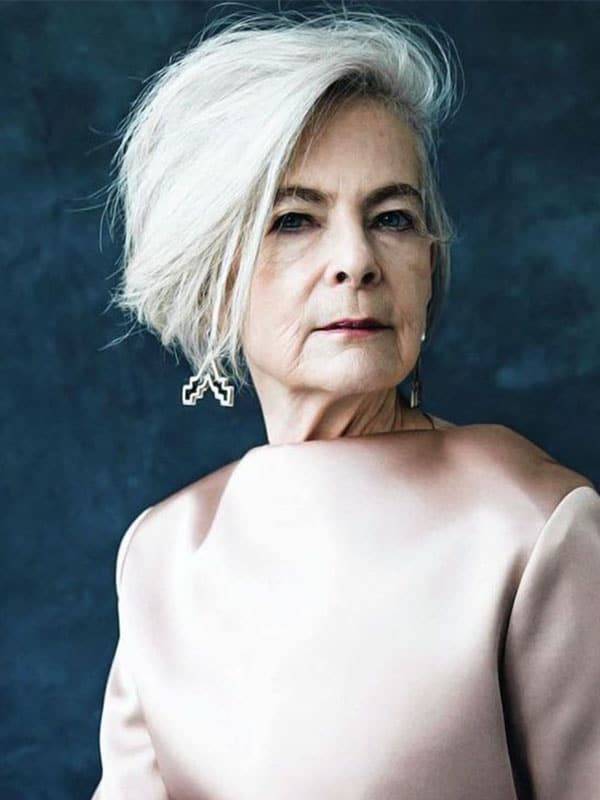23 peinados glamurosos para mujeres de más de 60 años