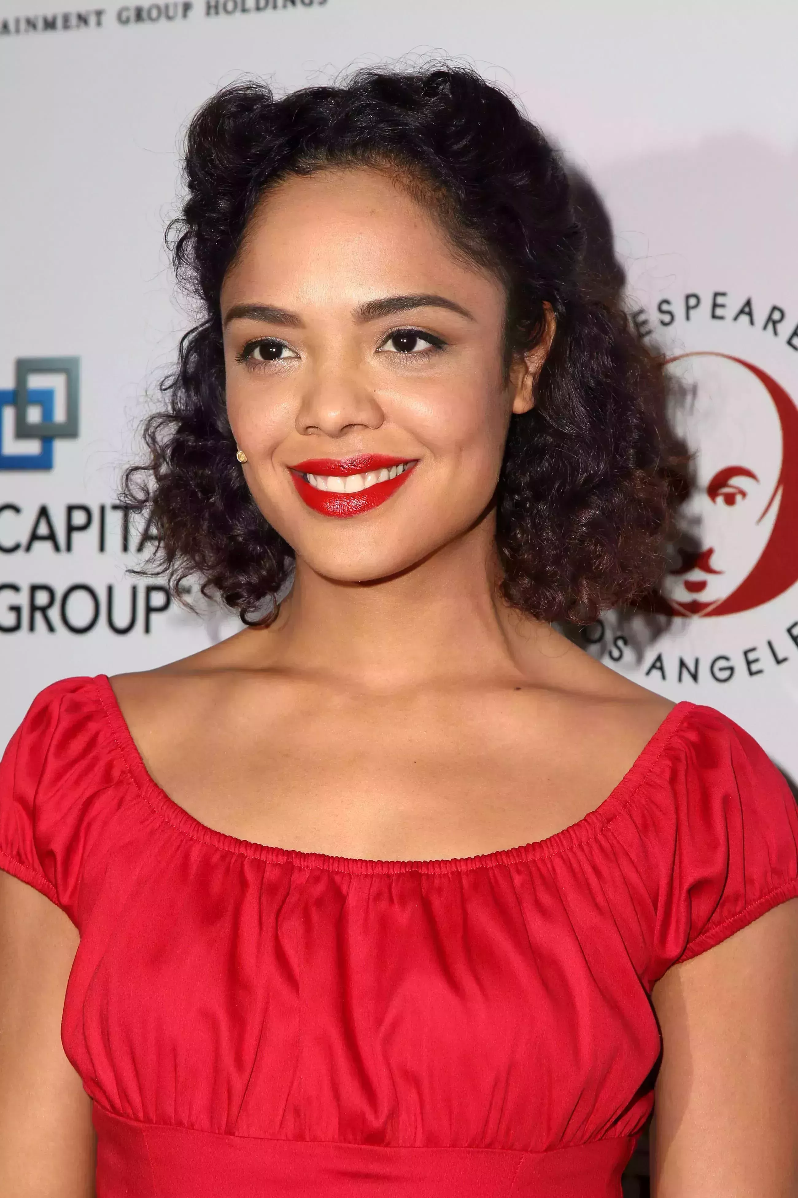 Tessa Thompson’s Half-Up Curls
