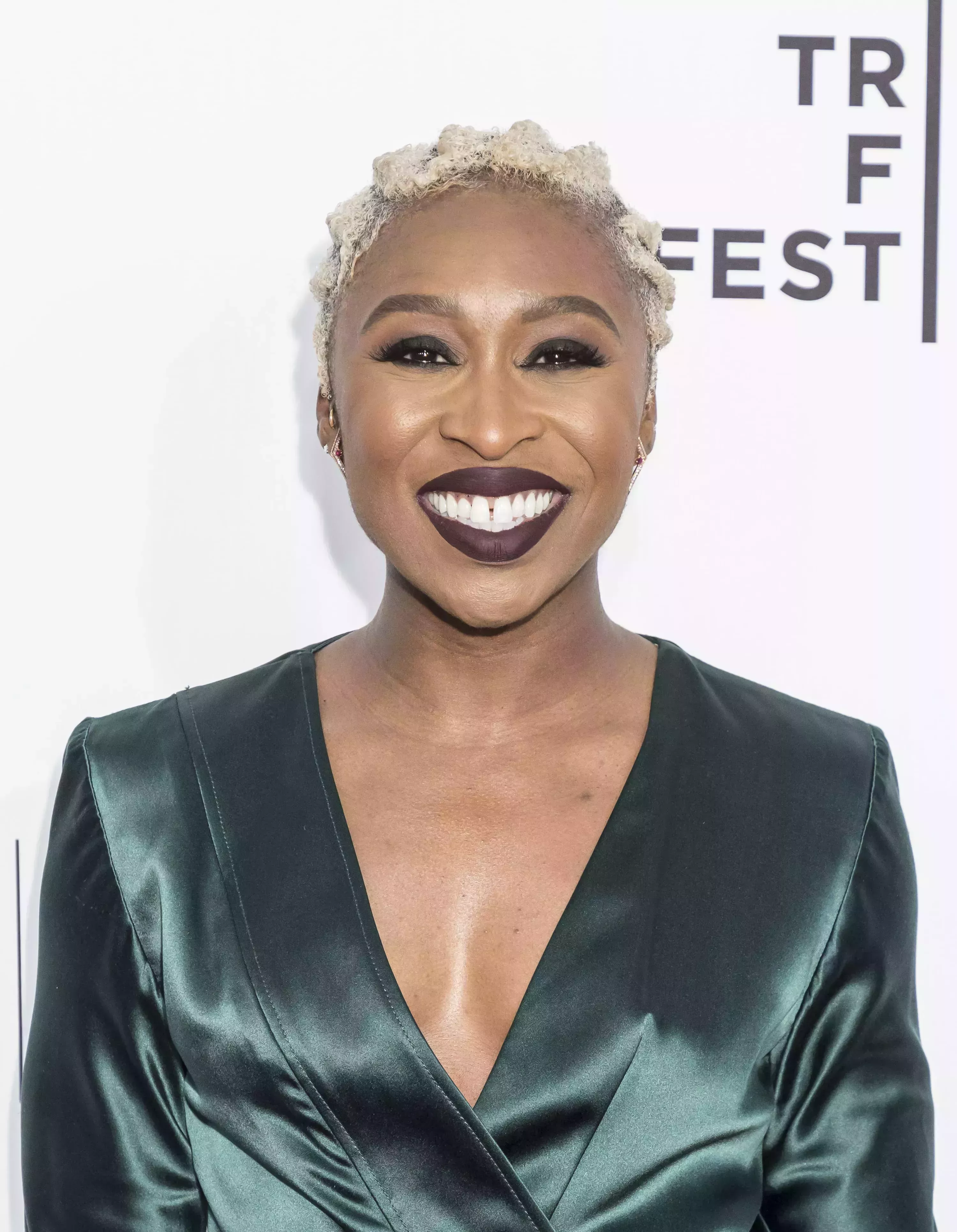 Cynthia Erivo’s Sculpted and Bleached TWA