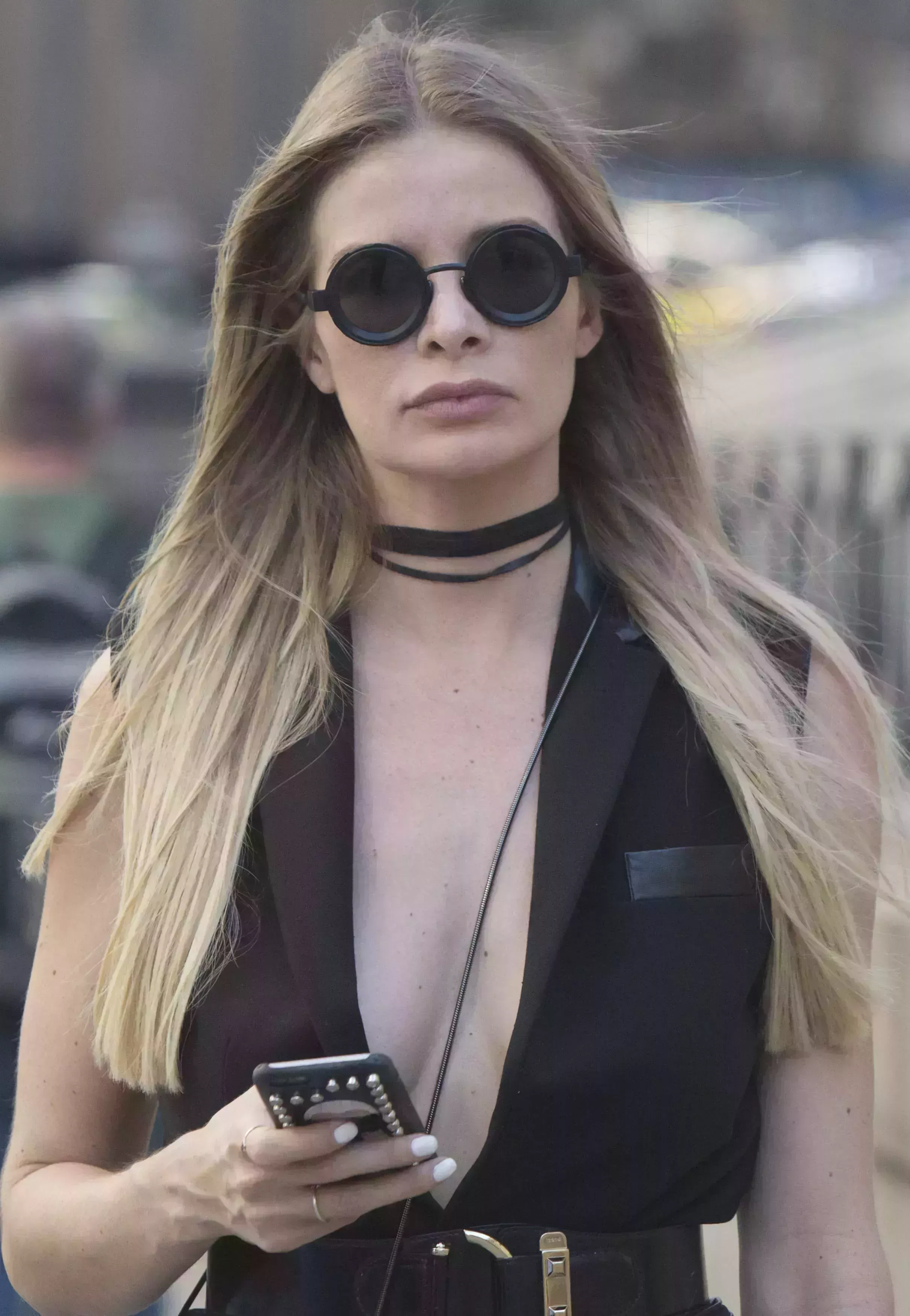 Ombre with Middle Part