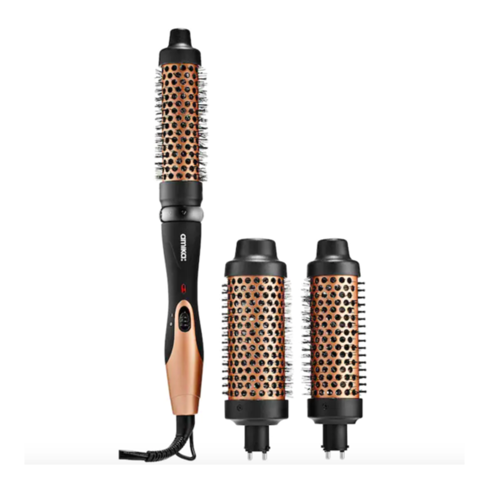 Amika Blowout Babe Interchangable Thermal Round Hair Brush on white background