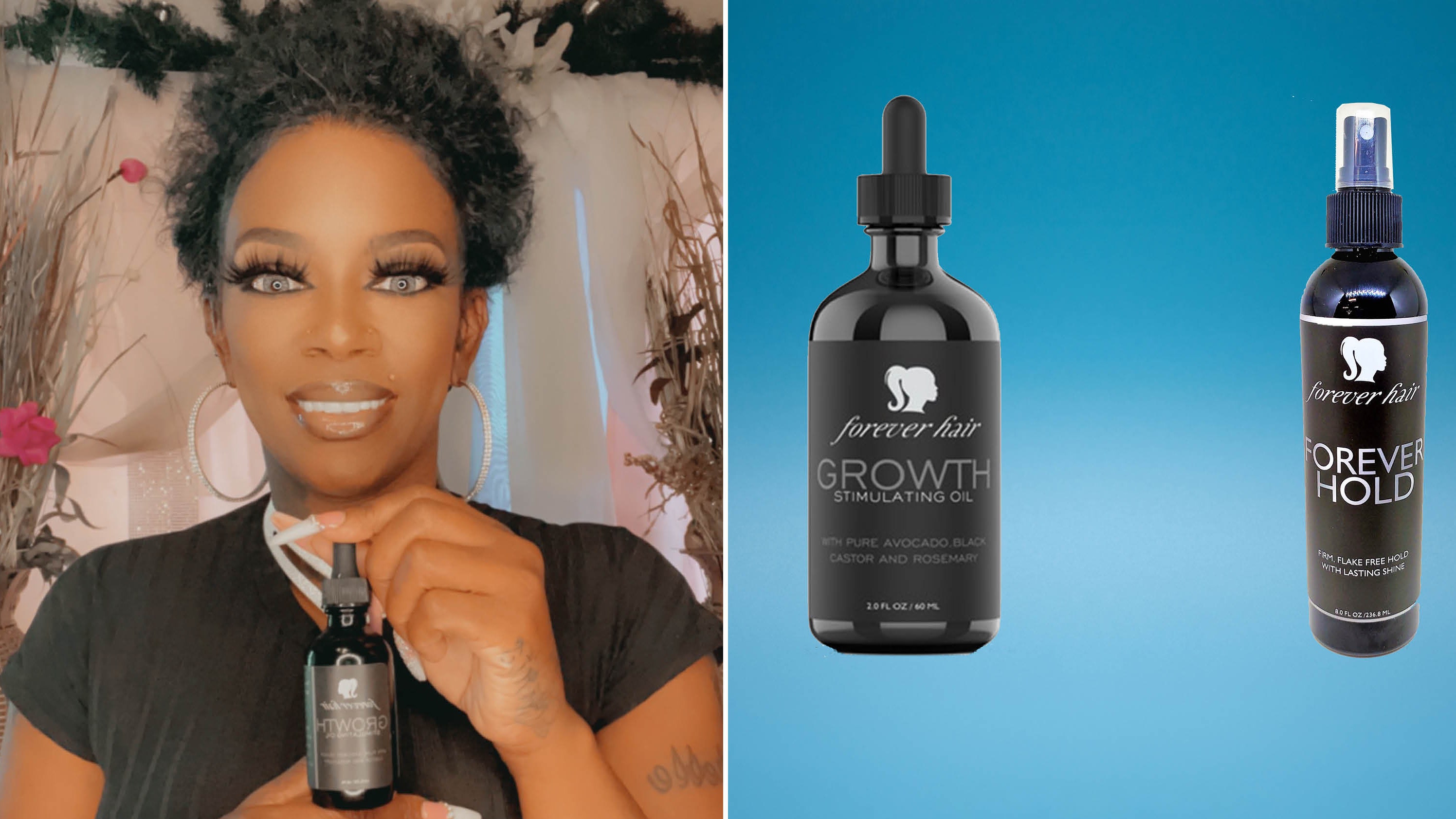 Tessica Brown, alias Gorilla Glue Girl, ya vende productos para el cuidado del cabello