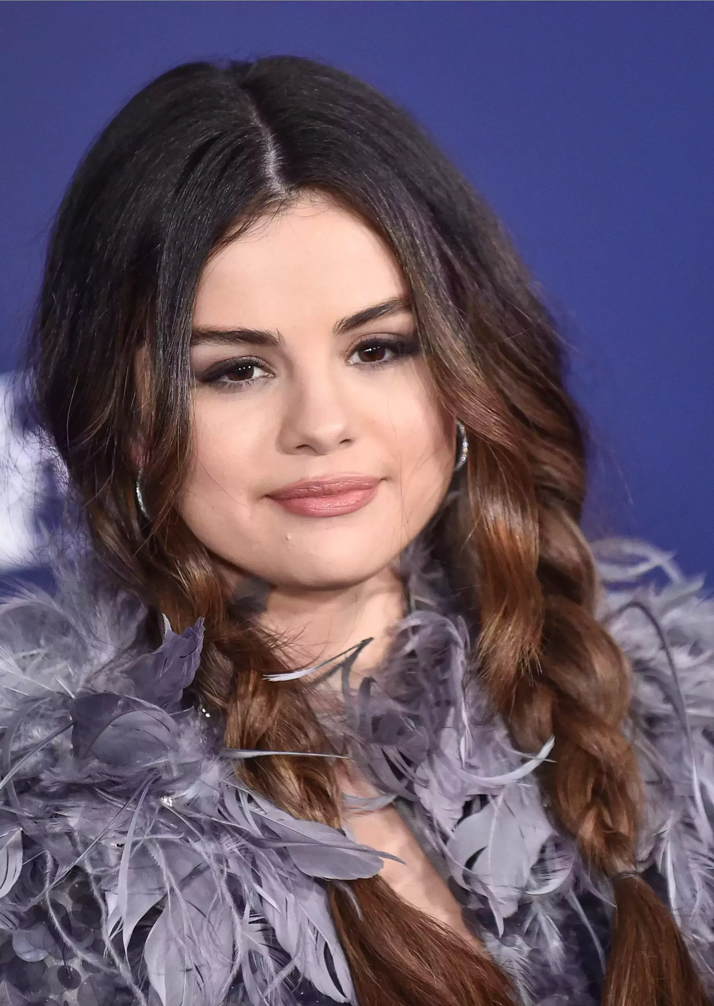 Selena Gomez With Dark Brown Tones