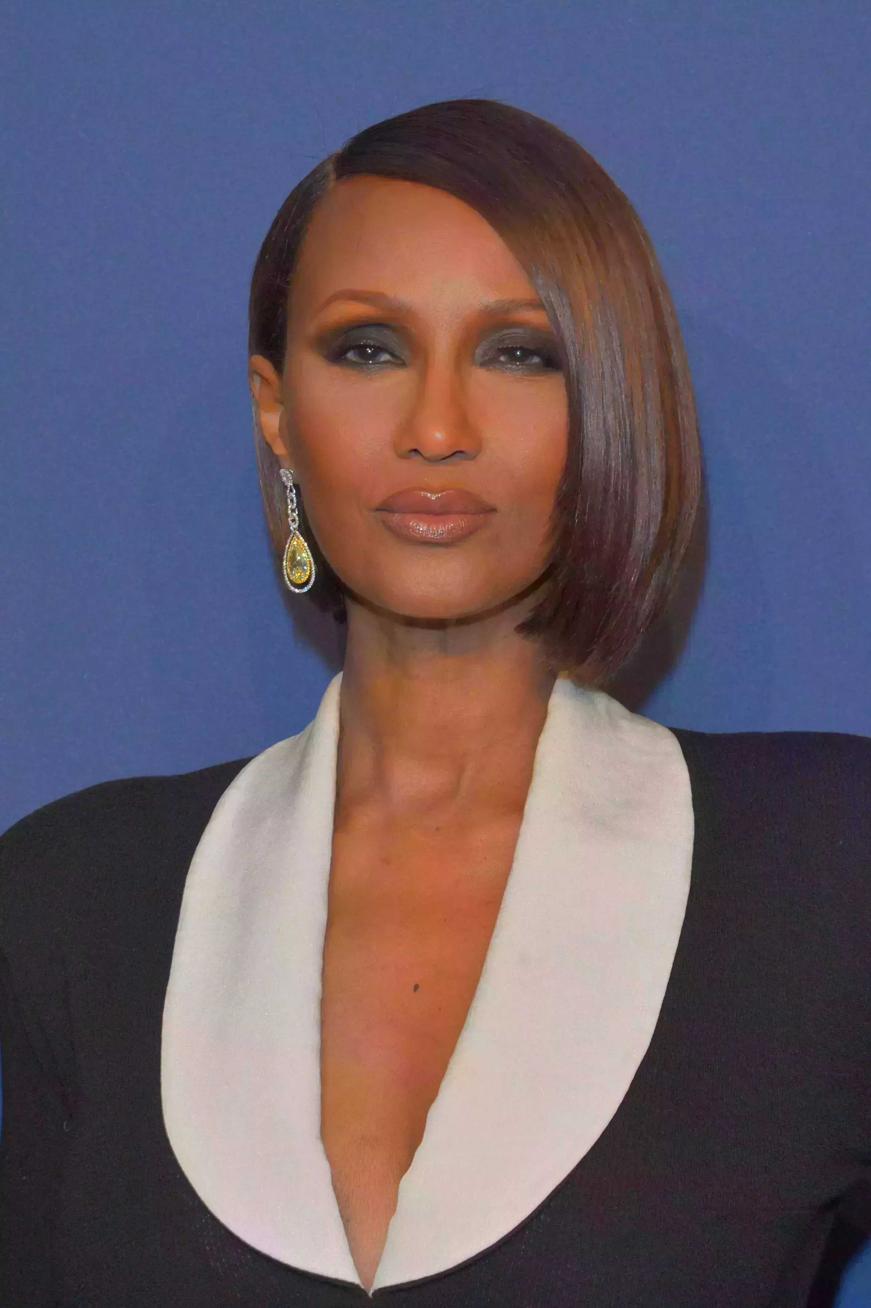 Iman’s Sleek Bob