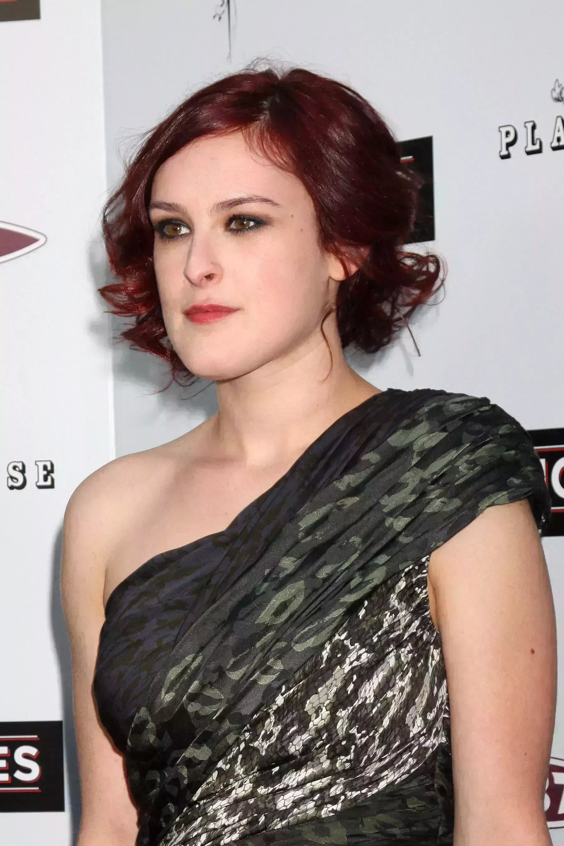 Rumer Willis’ Brown Hair with Purple Highlights