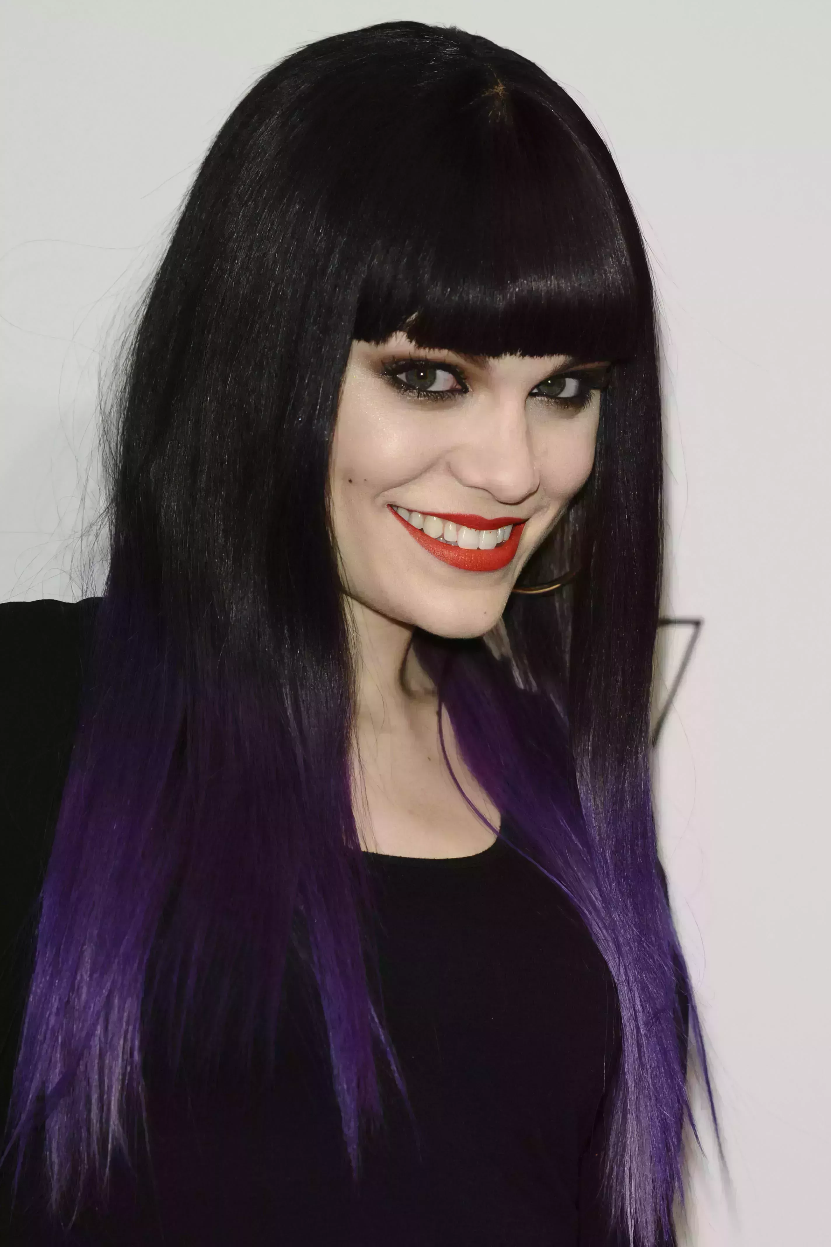 Jessie J’s Purple Dip-Dyed Hair