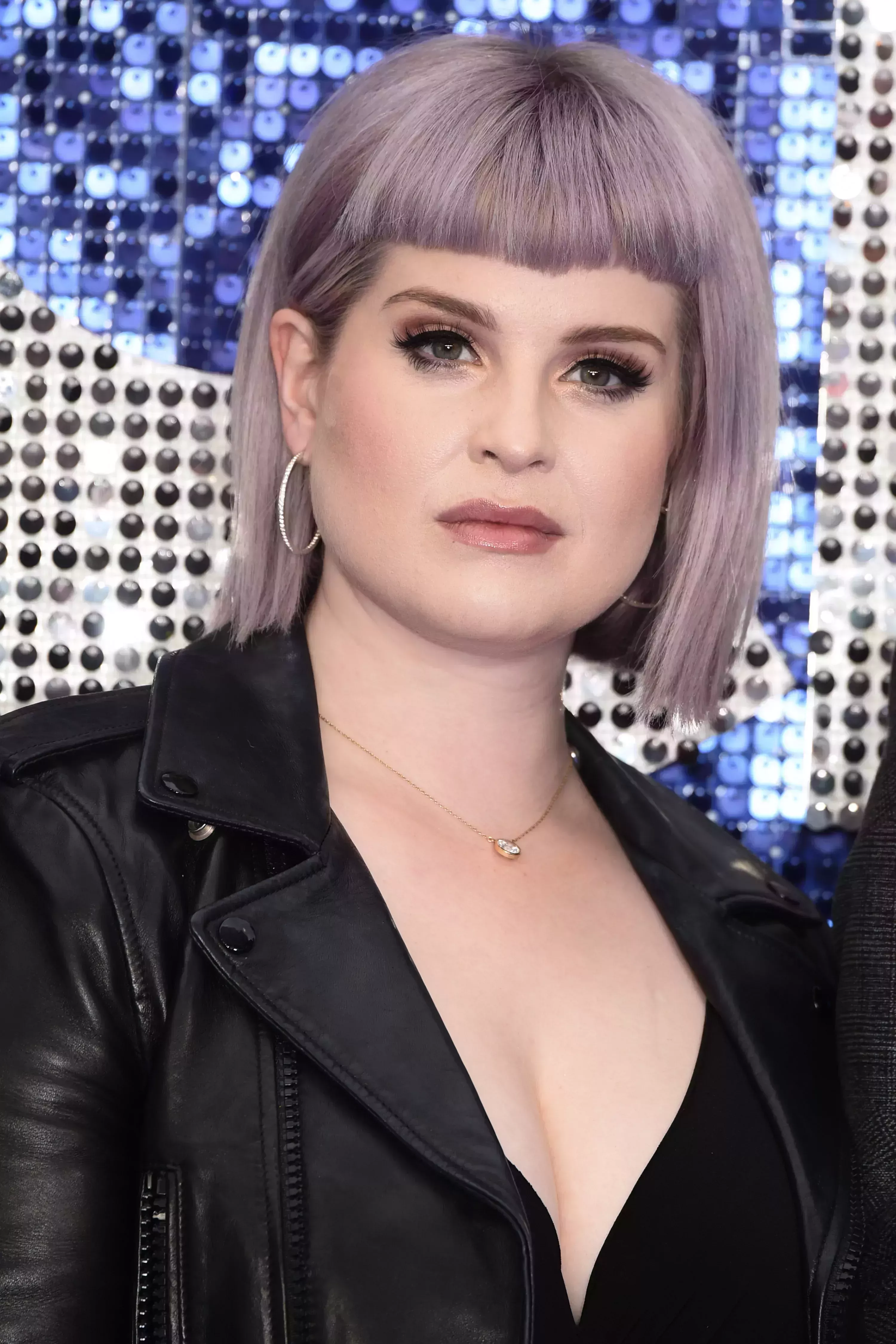 Kelly Osbourne’s Purple and Gray Highlights