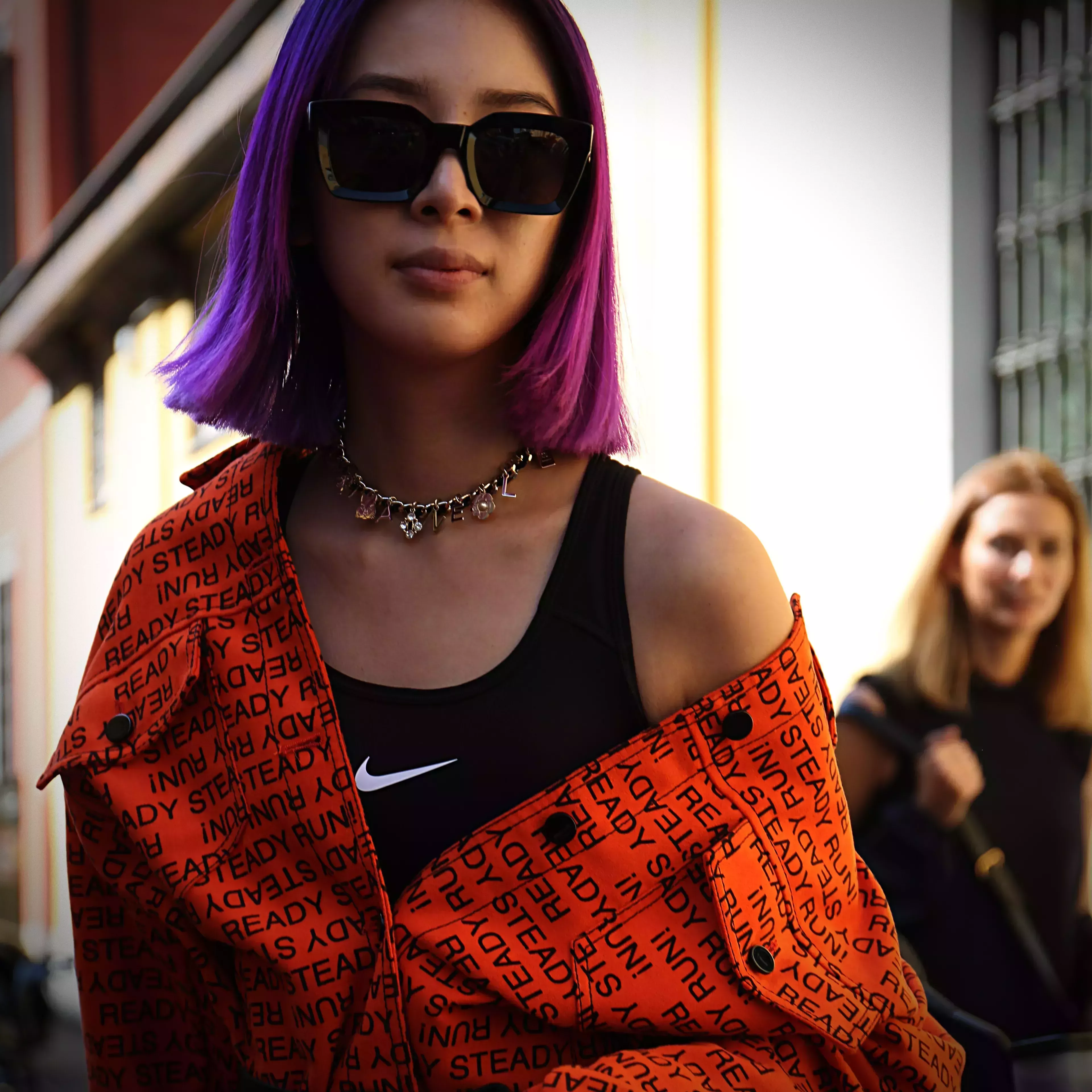 Irene Kim’s Purple and Magenta Highlights