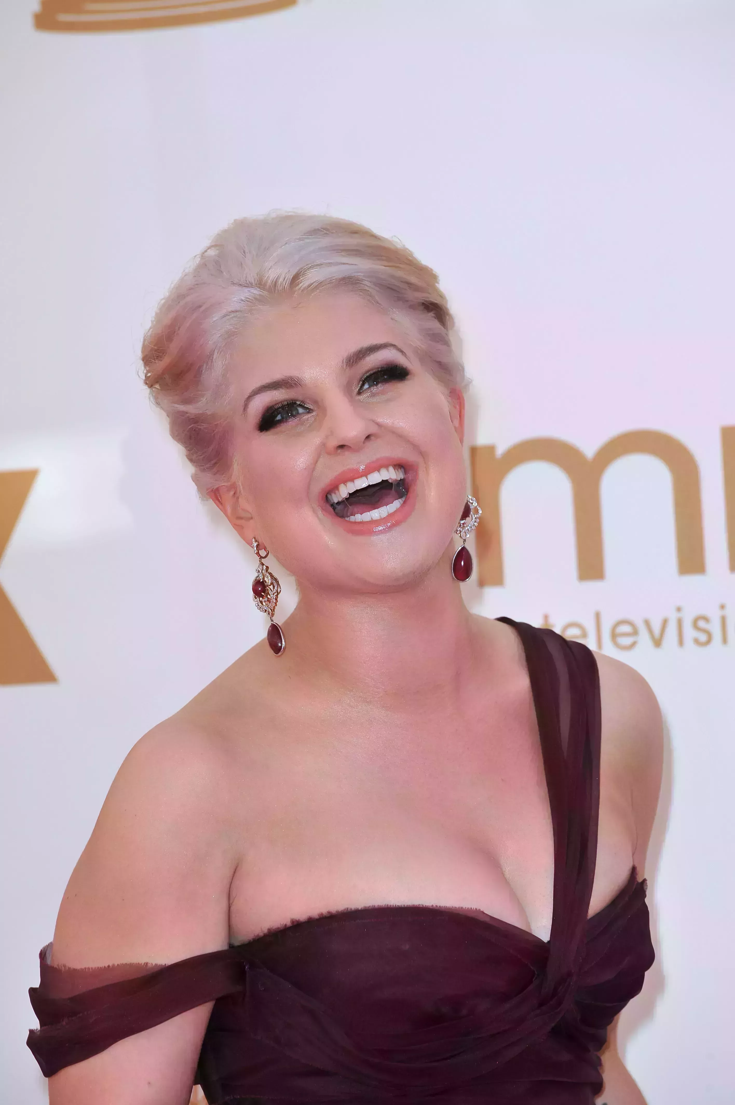 Kelly Osbourne’s Blonde and Purple Highlights