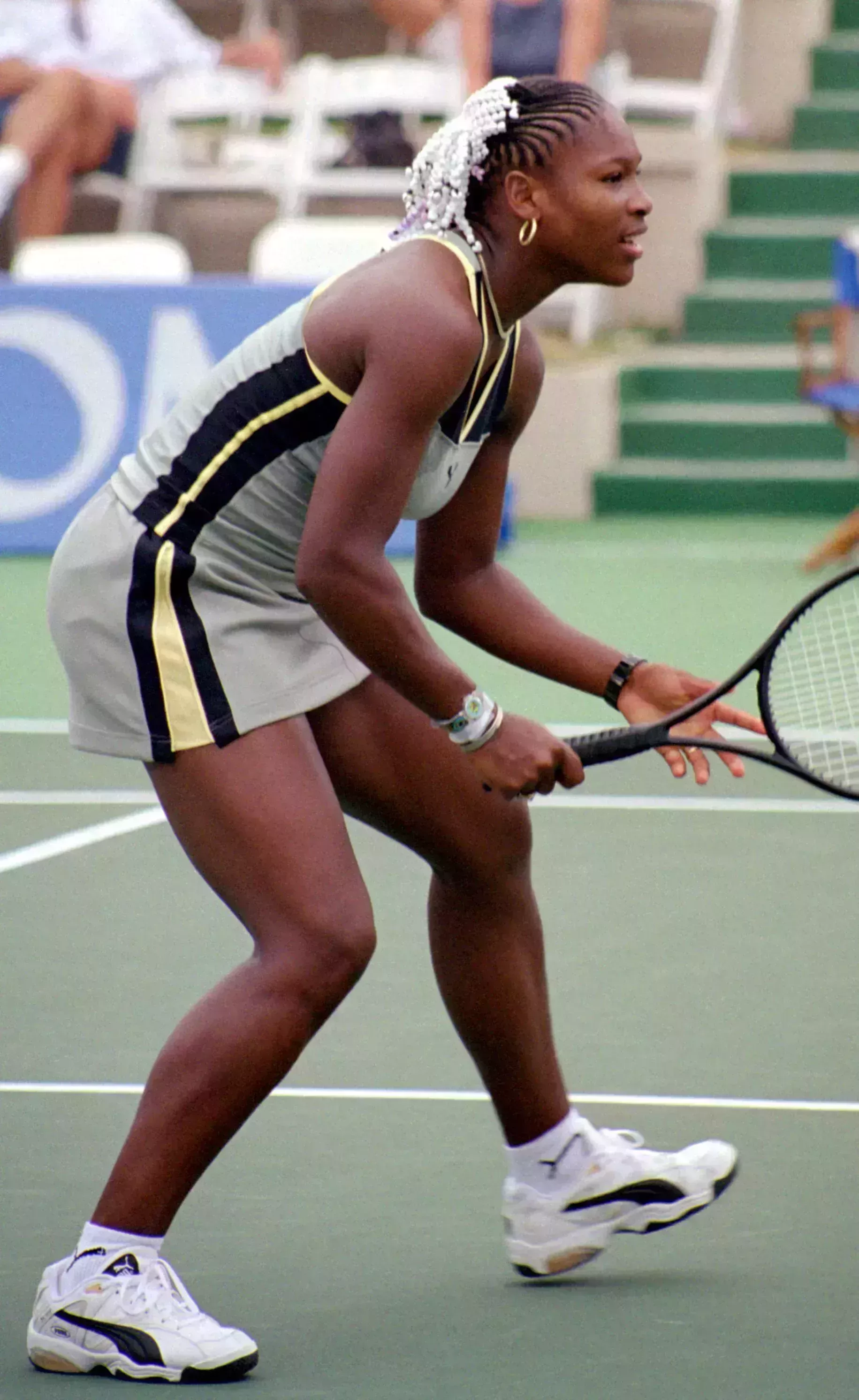 White and Black Braids by Serena Williams