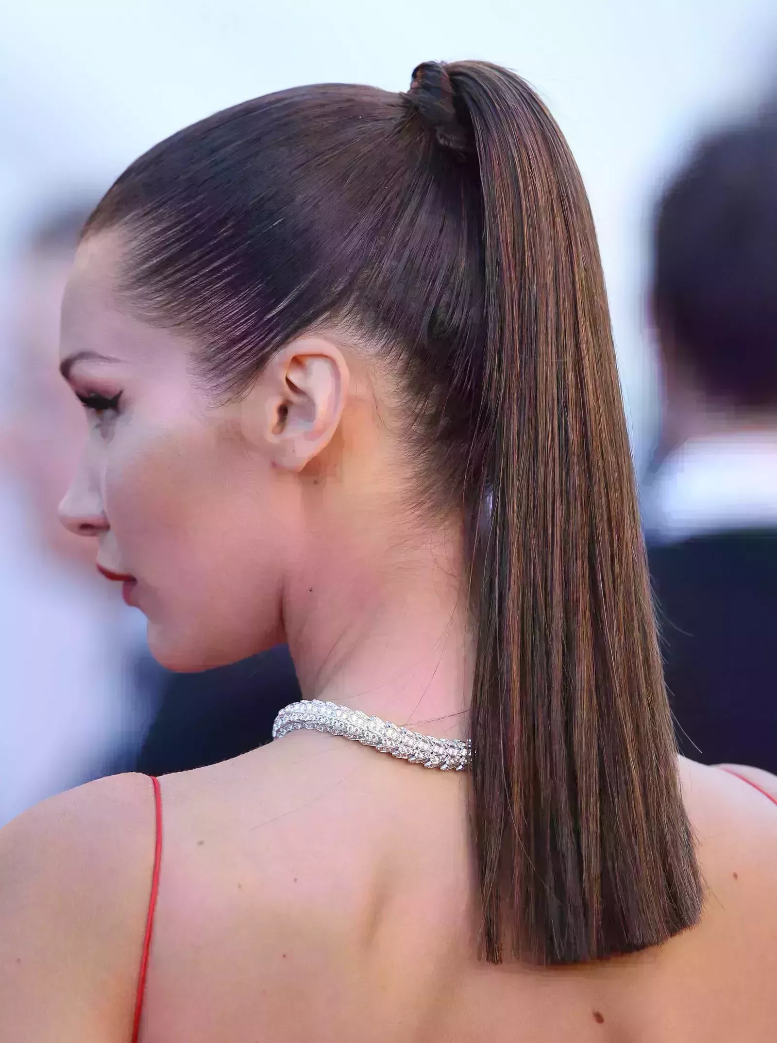 Bella Hadid Sleek, High Ponytail