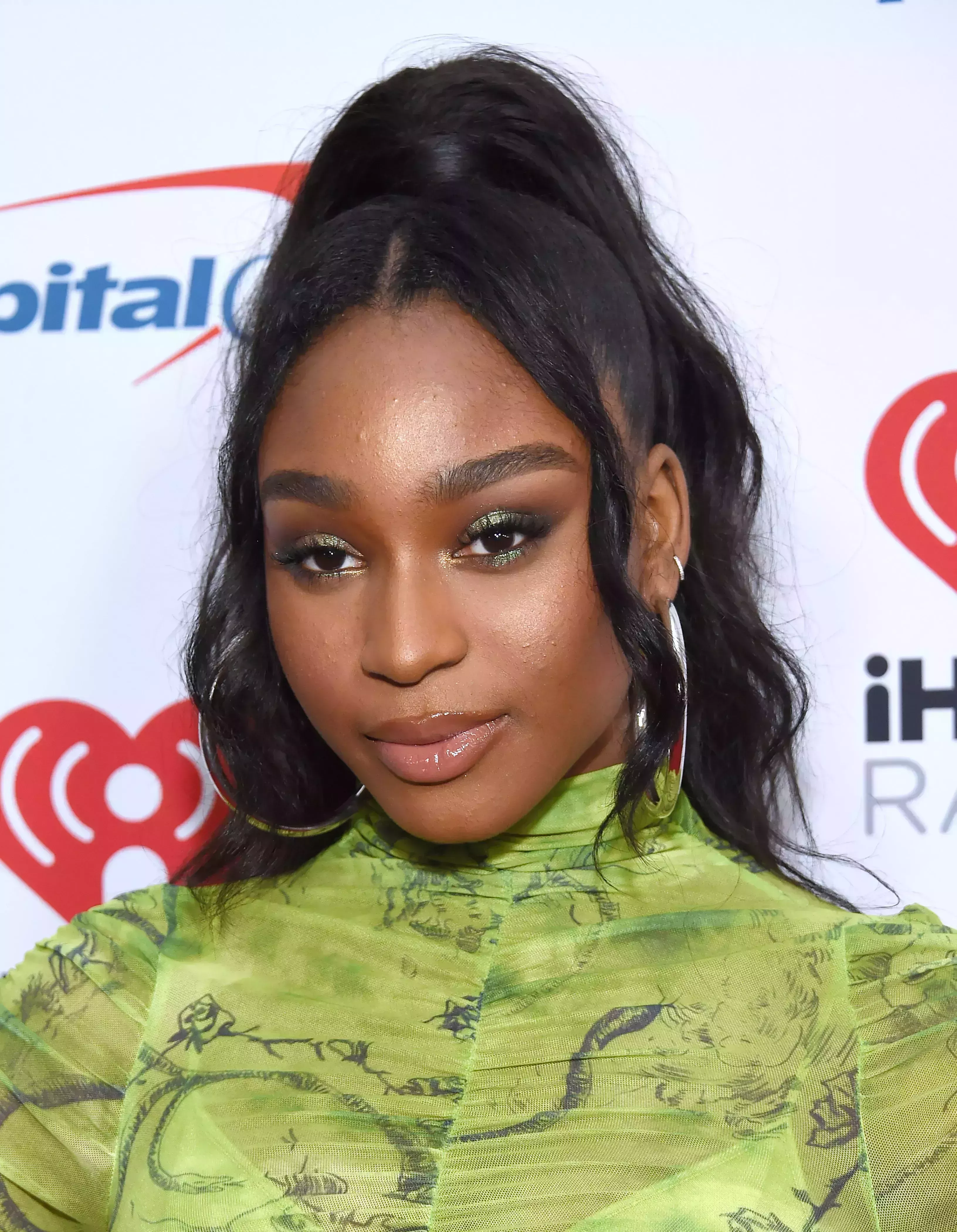 Normani Kordei’s Long Wavy Ponytail