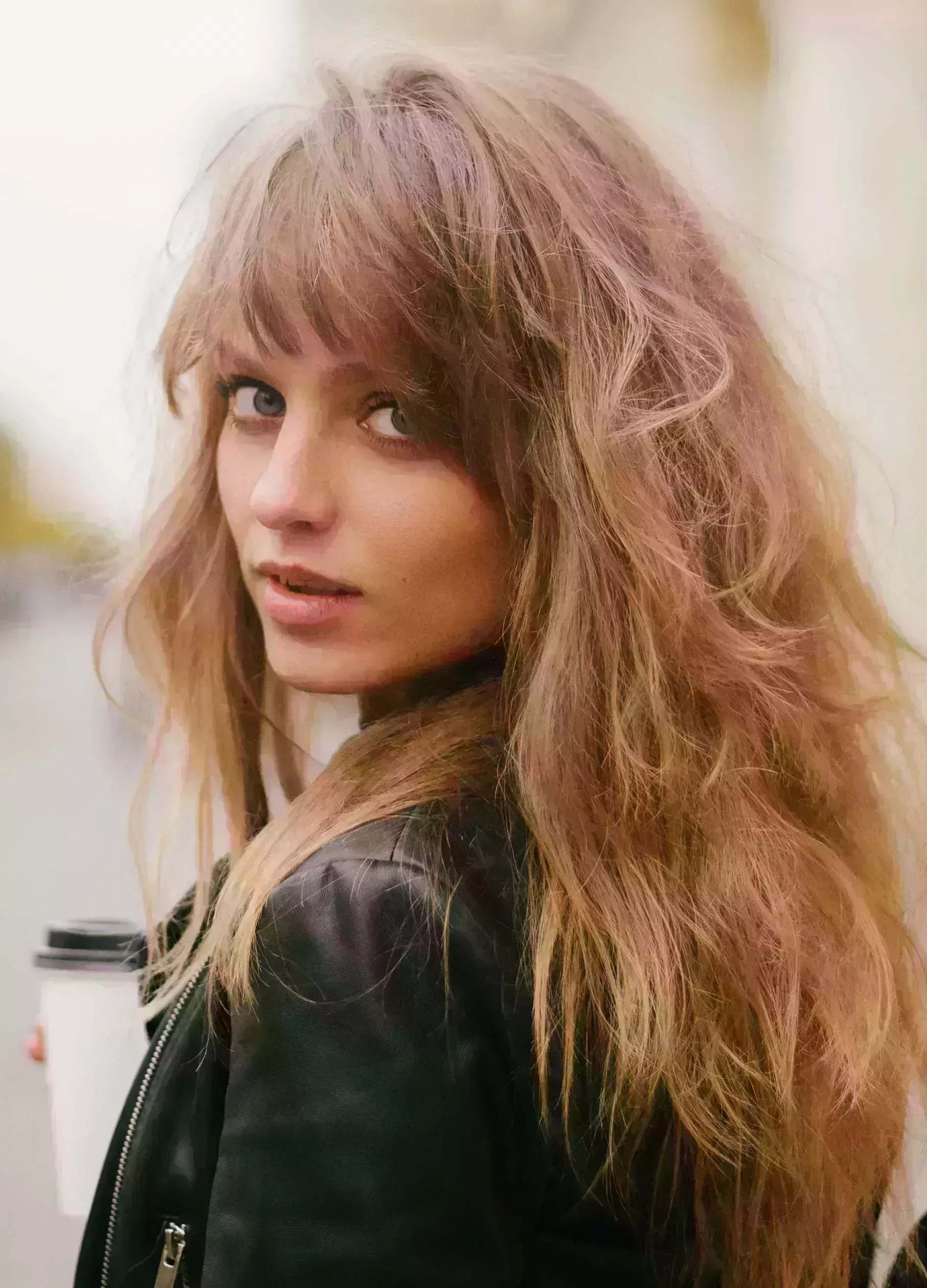 Tousled Layers with Bangs