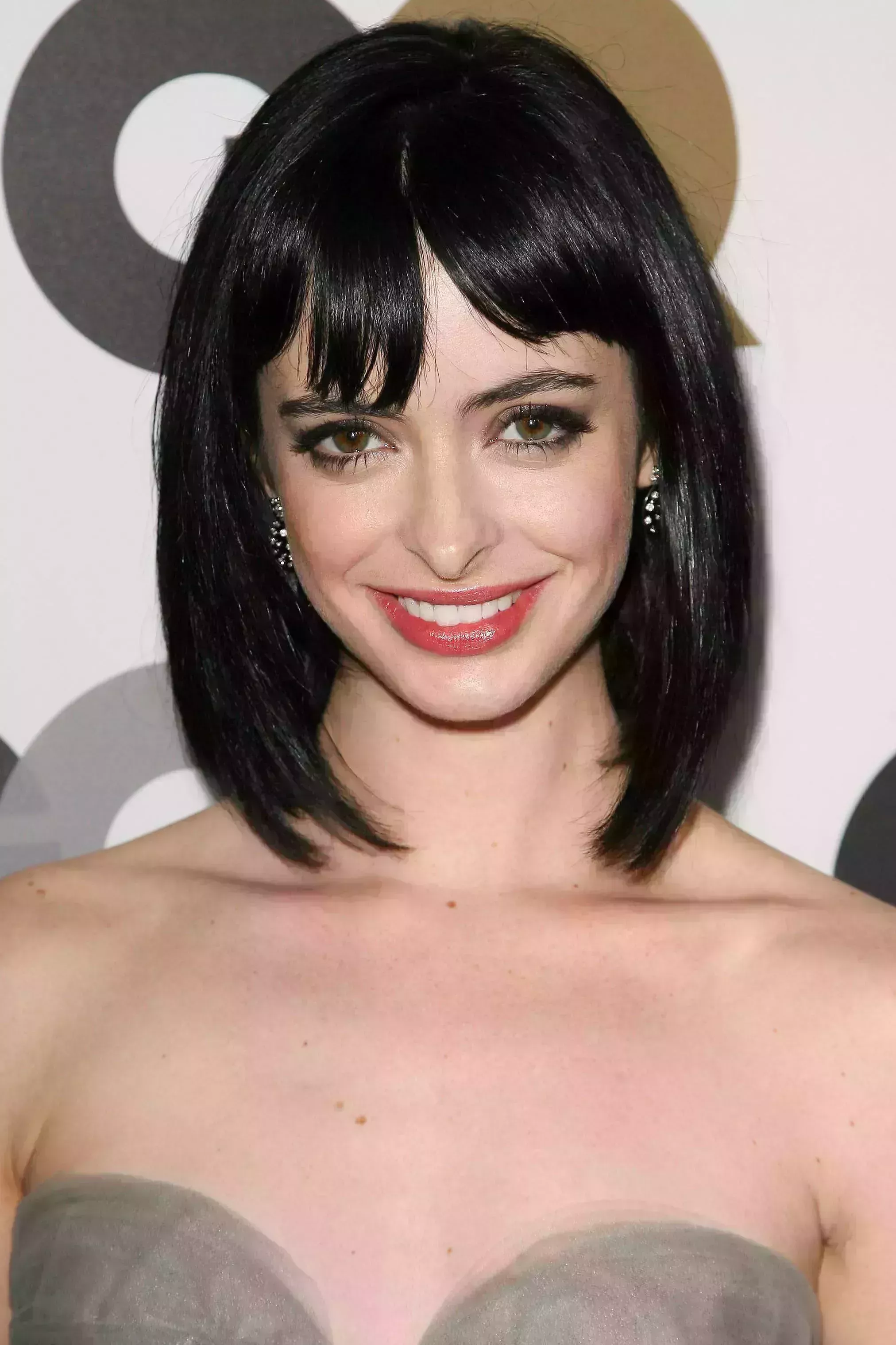 Krysten Ritter’s Straight Lob with Fringe