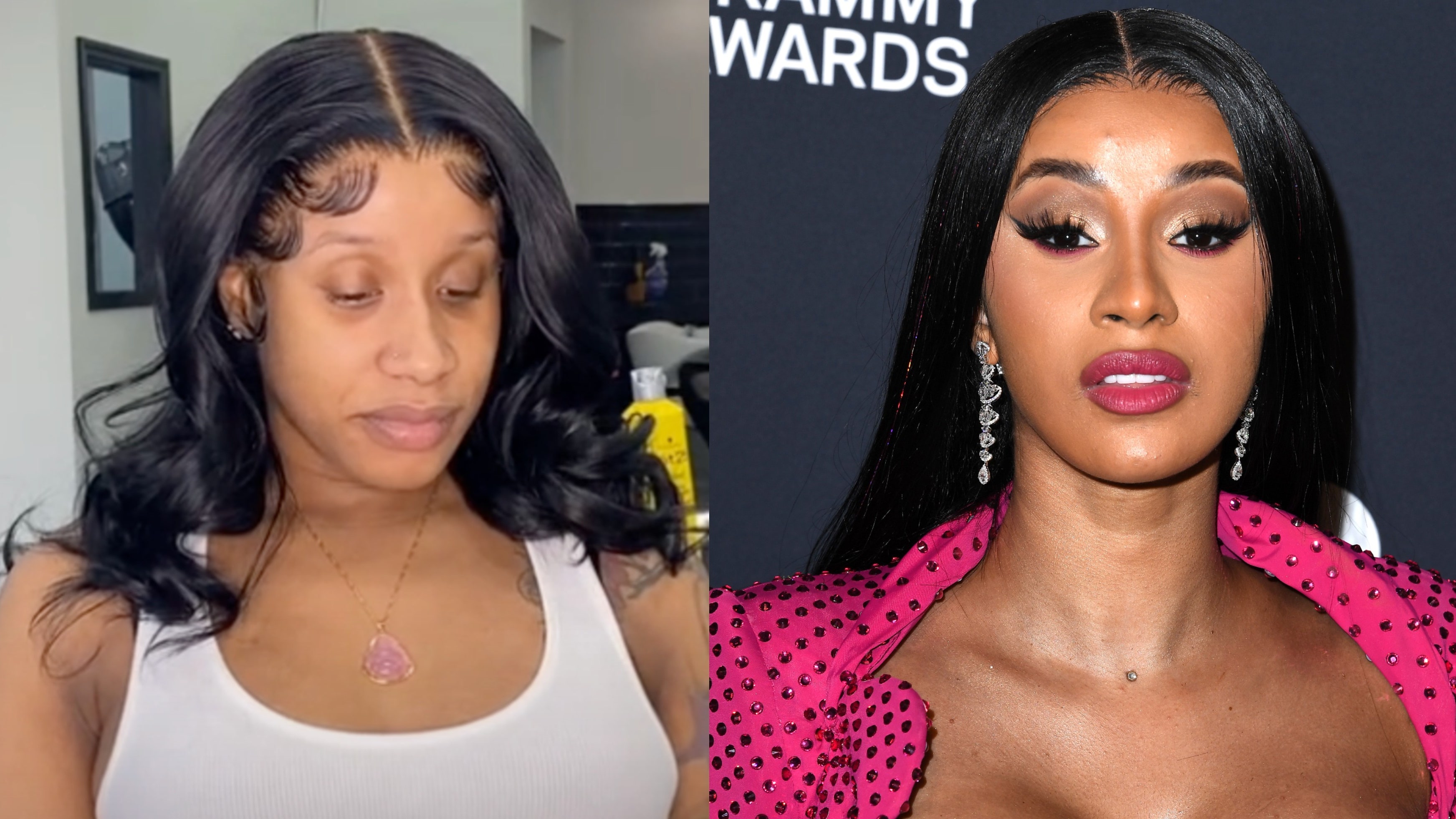 Esta parecida a Cardi B está haciendo que Internet haga una gran toma doble