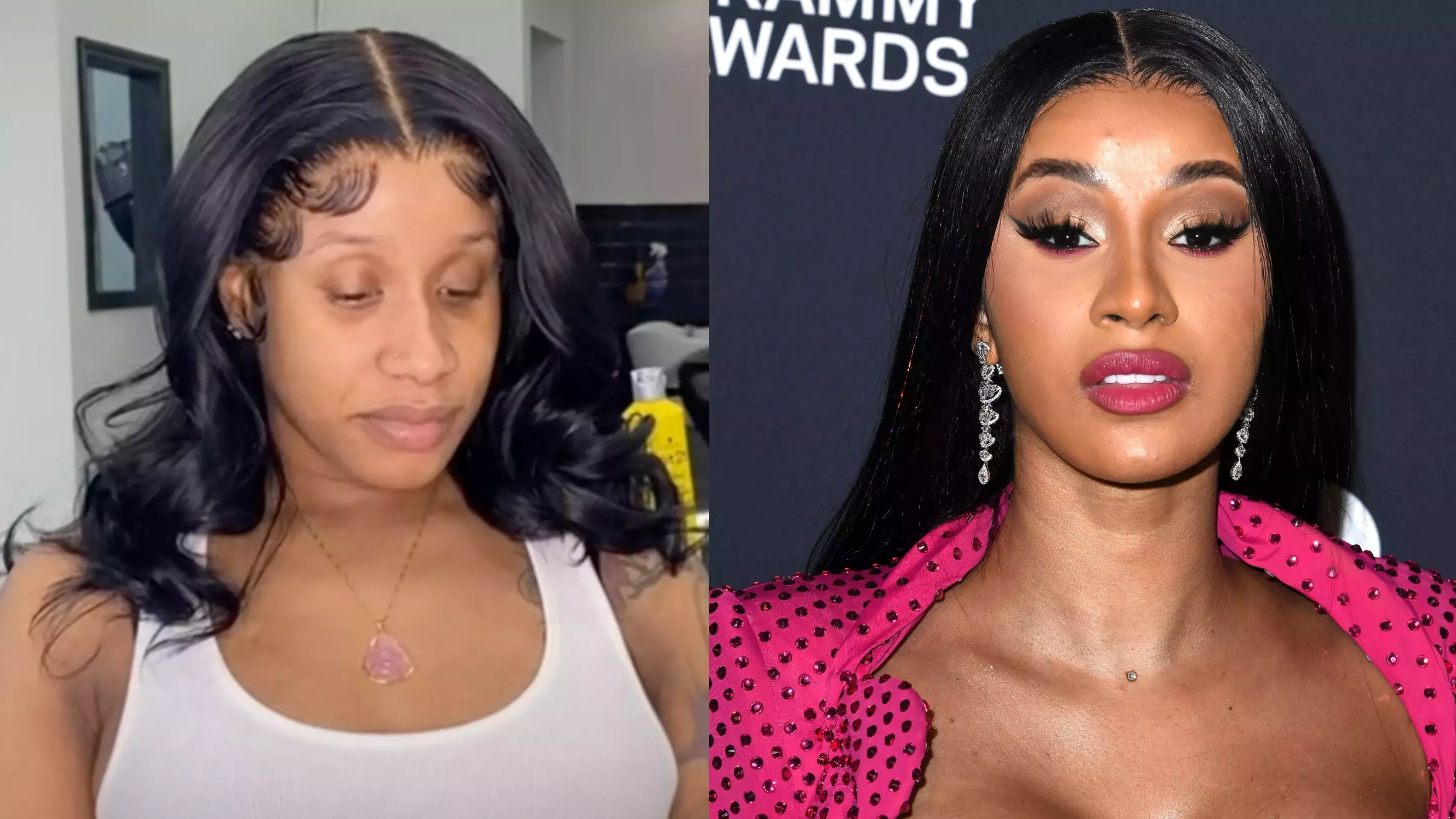 Esta parecida a Cardi B está haciendo que Internet haga una gran toma doble