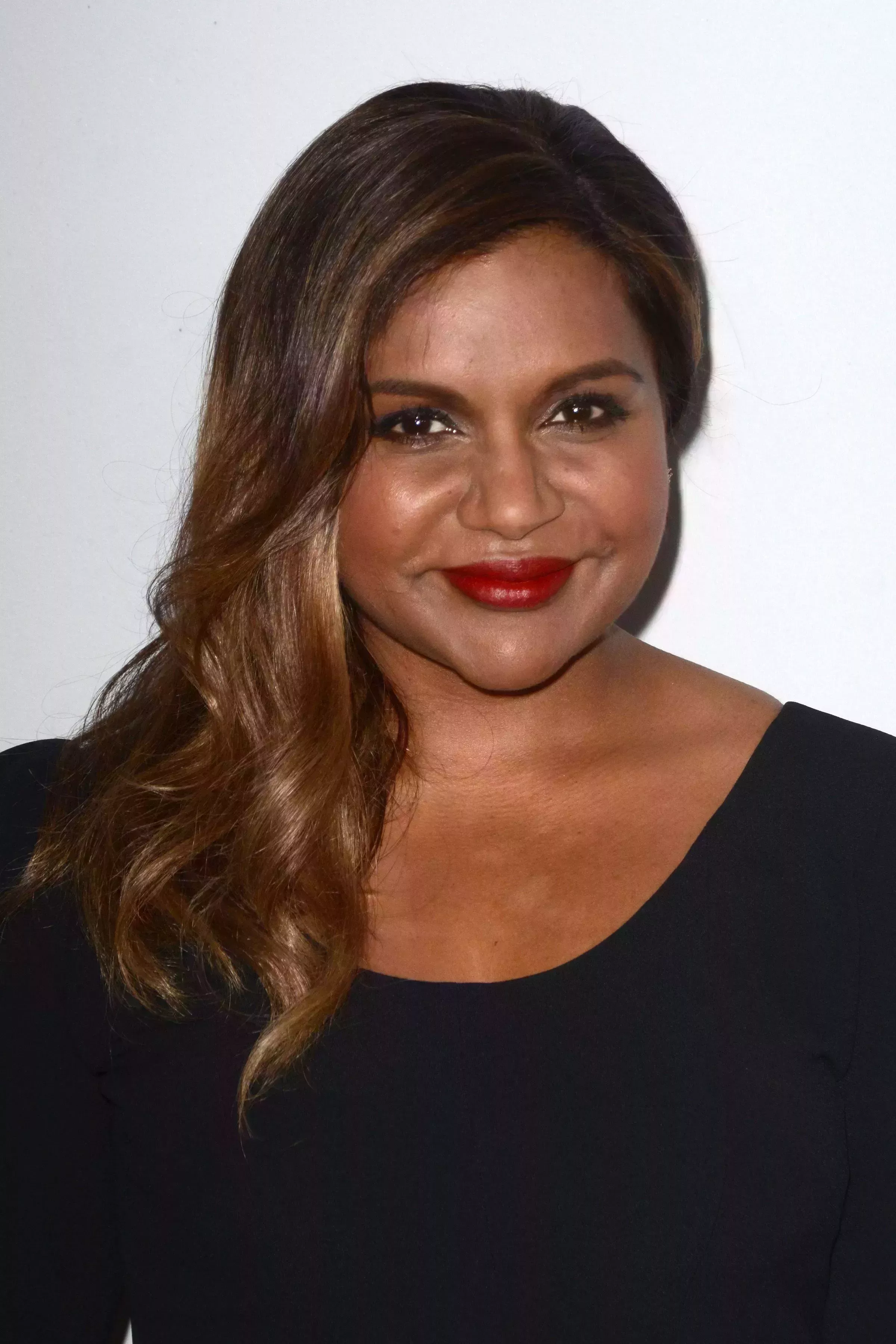 Mindy Kaling’s Chocolate Brown Ombre