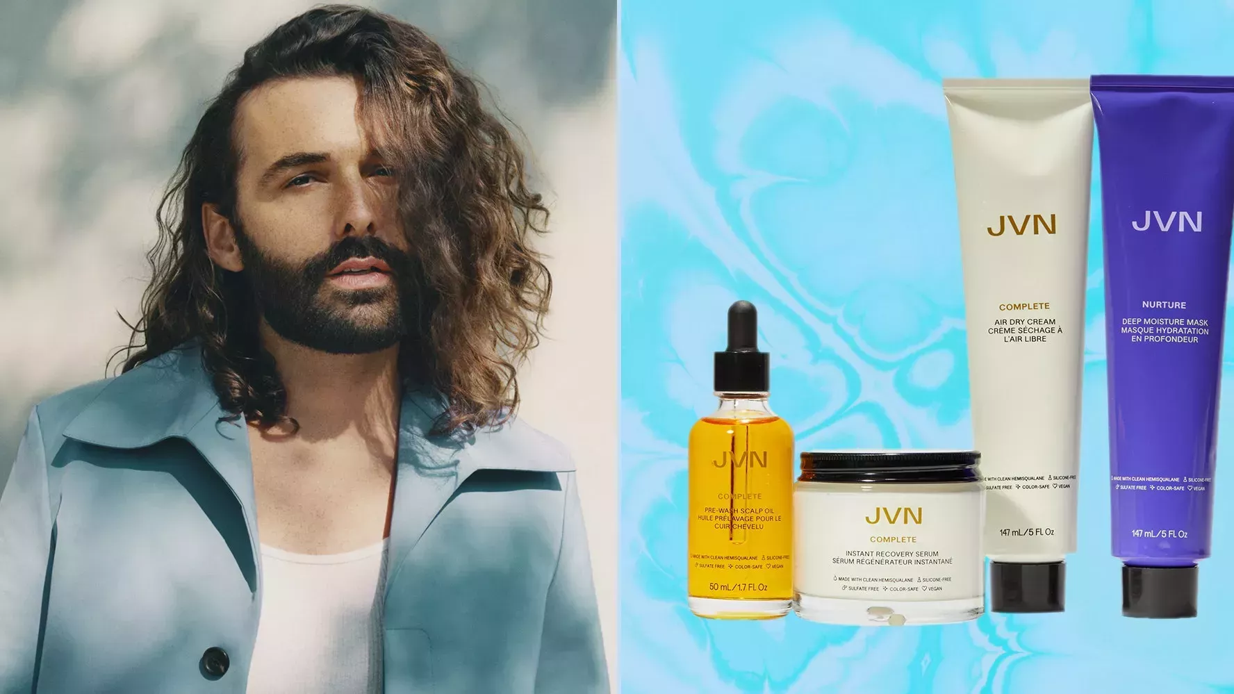 La línea de cuidado del cabello de Jonathan Van Ness ya está aquí