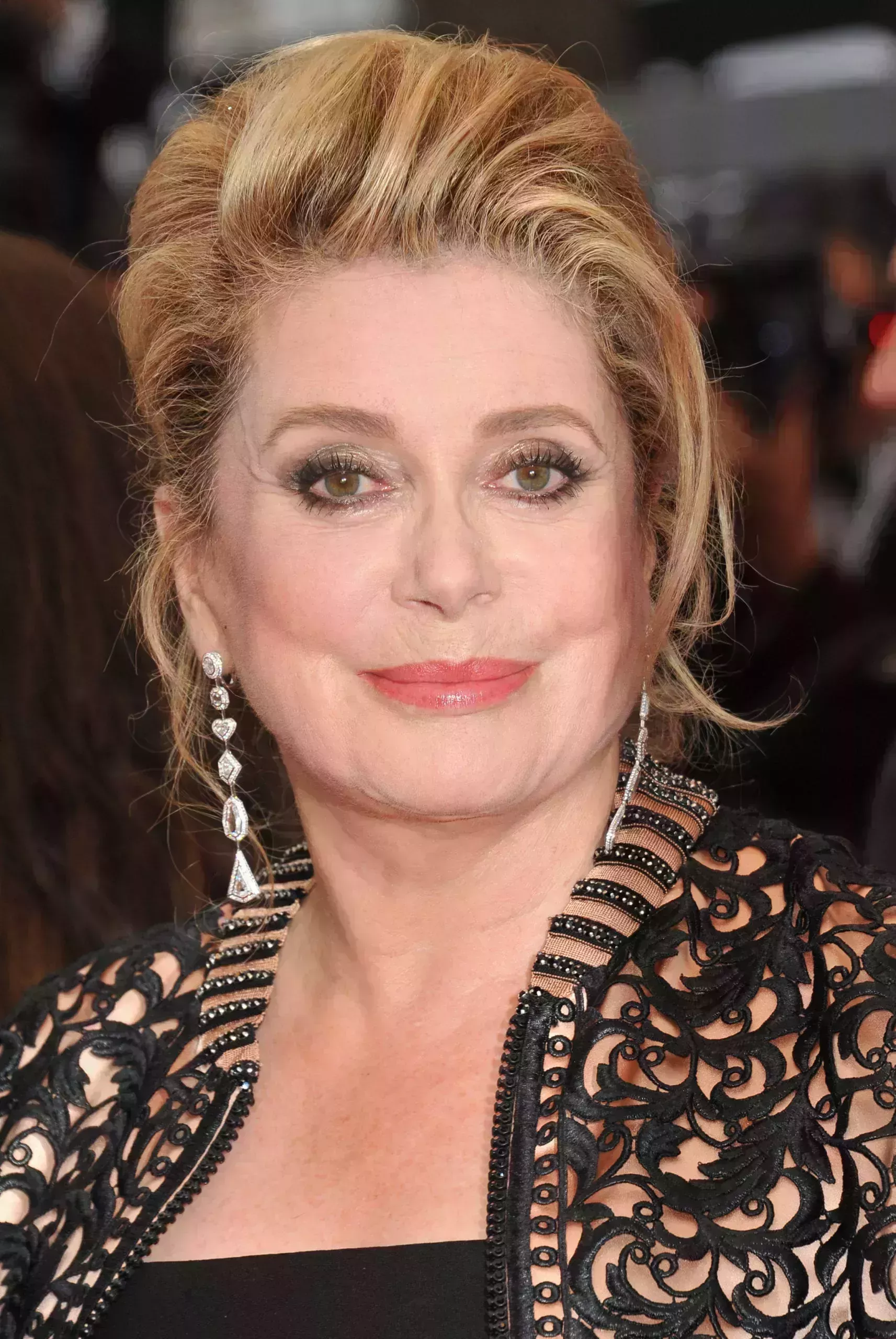 Catherine Deneuve Honey and Blonde Highlights