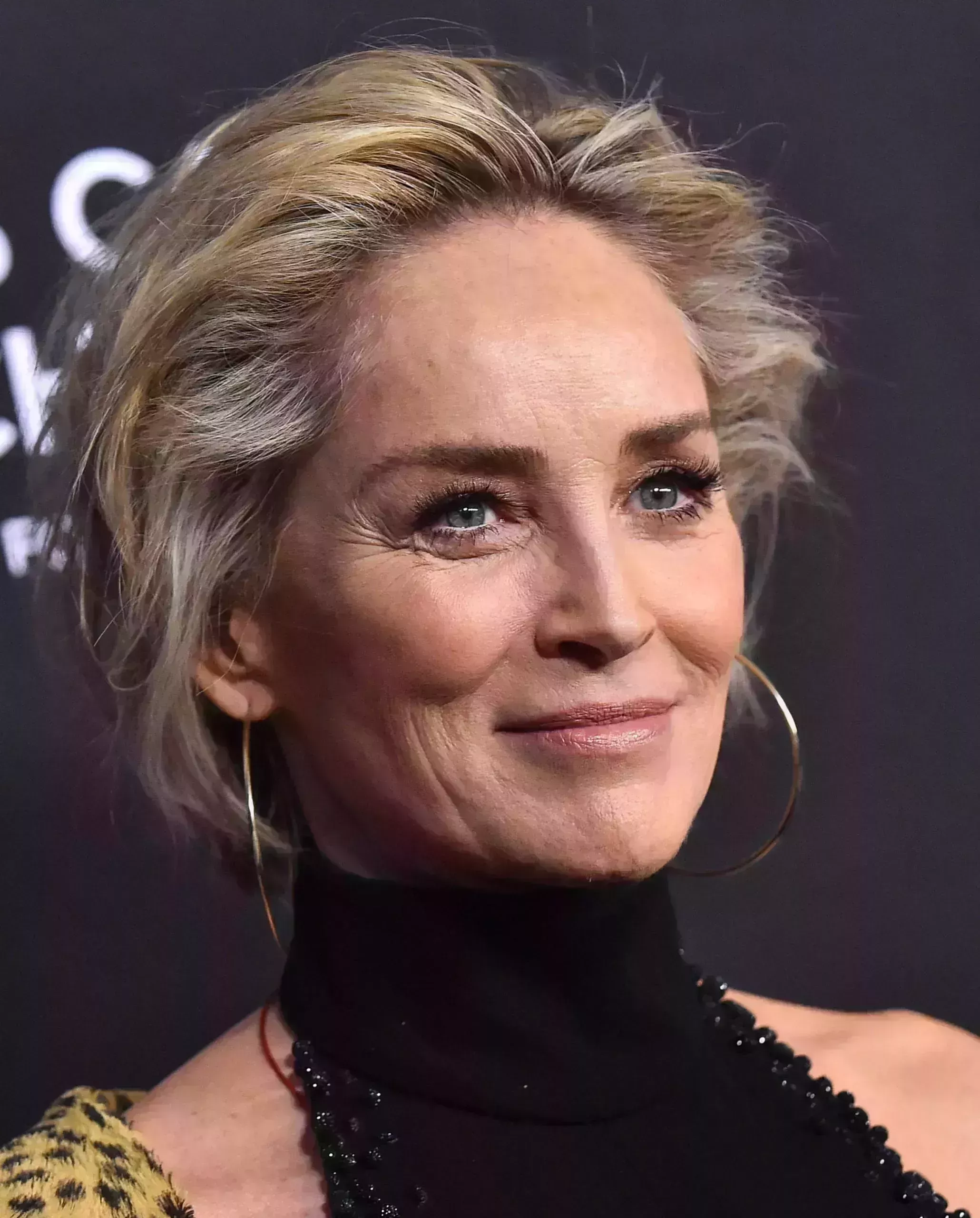 Sharon Stone’s Blonde Highlights