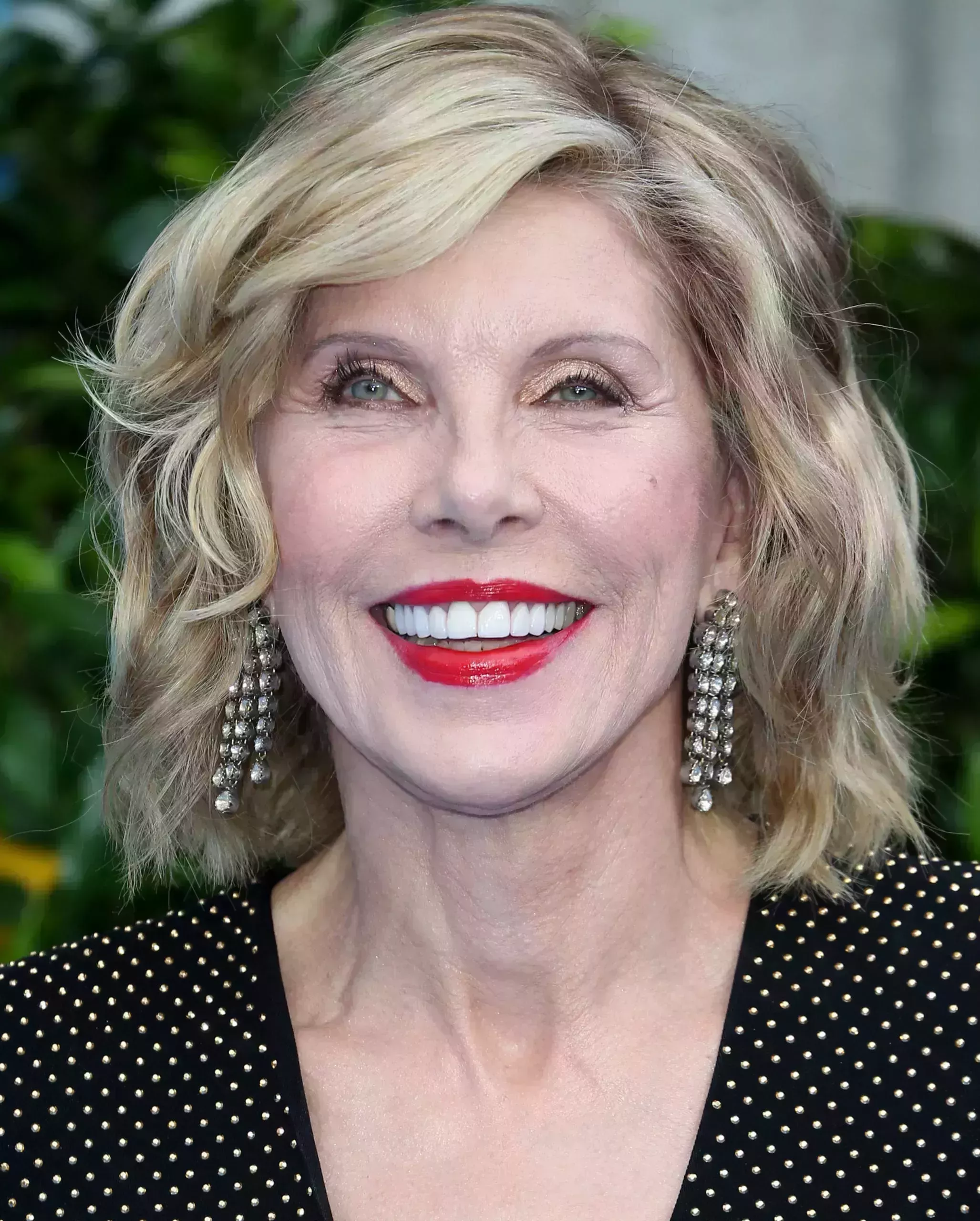 Christine Baranski’s Blonde Wavy Bob