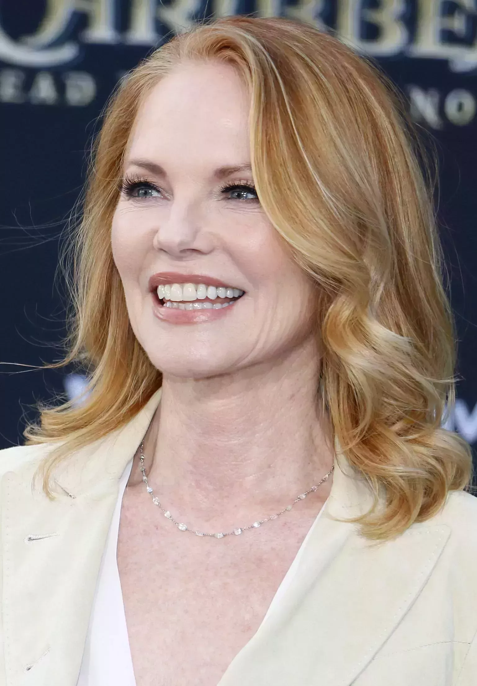 Marg Helgenberger’s Blonde Highlights on Strawberry Blonde Hair