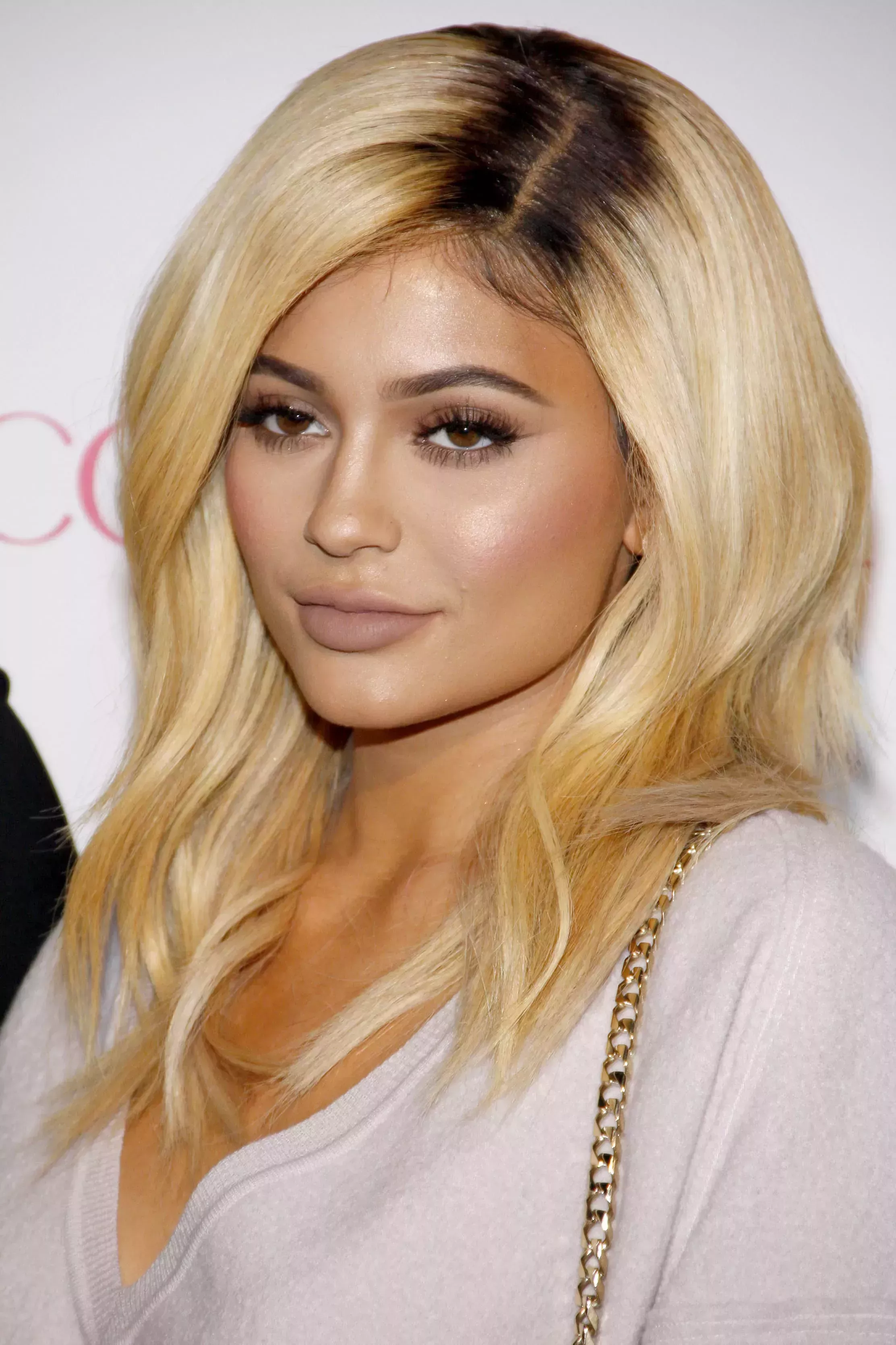 Kylie Jenner’s Barbie Blonde with Dark Roots