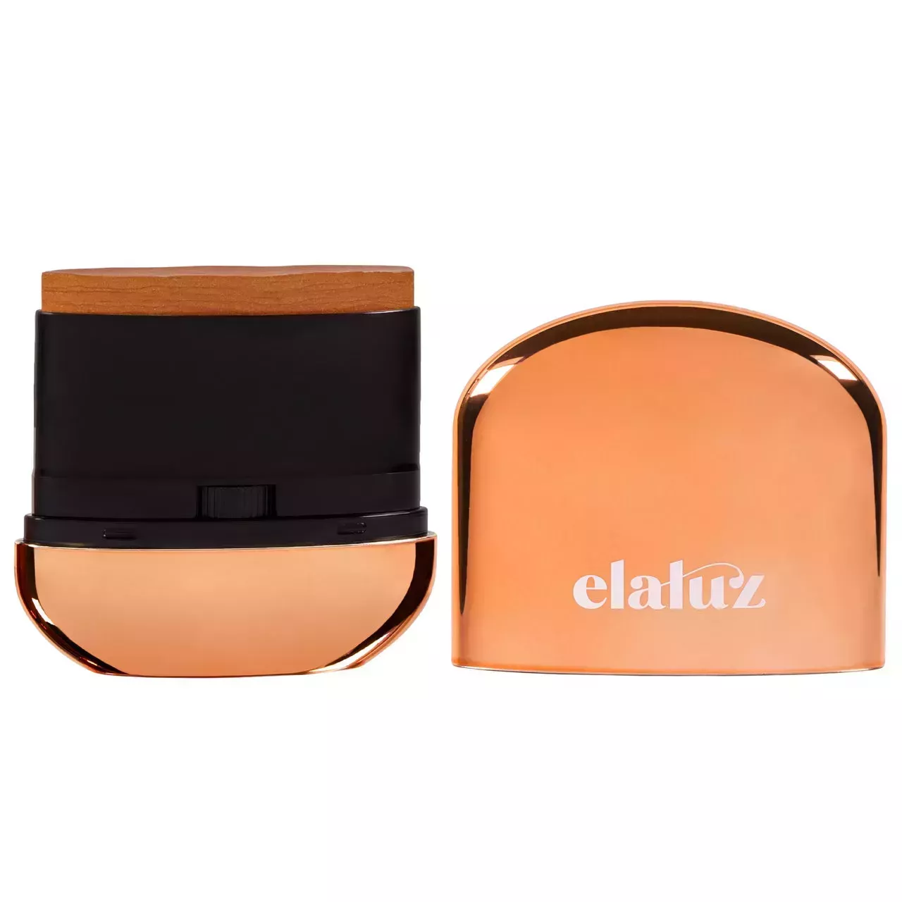 Elaluz Stick Bronzer with Camu Camu on white background