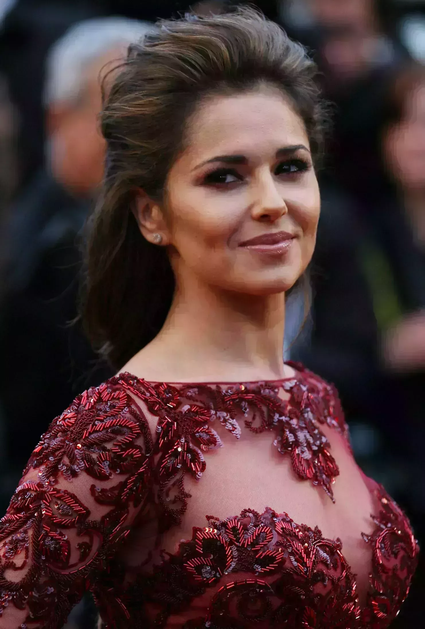 Cheryl Cole’s Voluminous Half Up