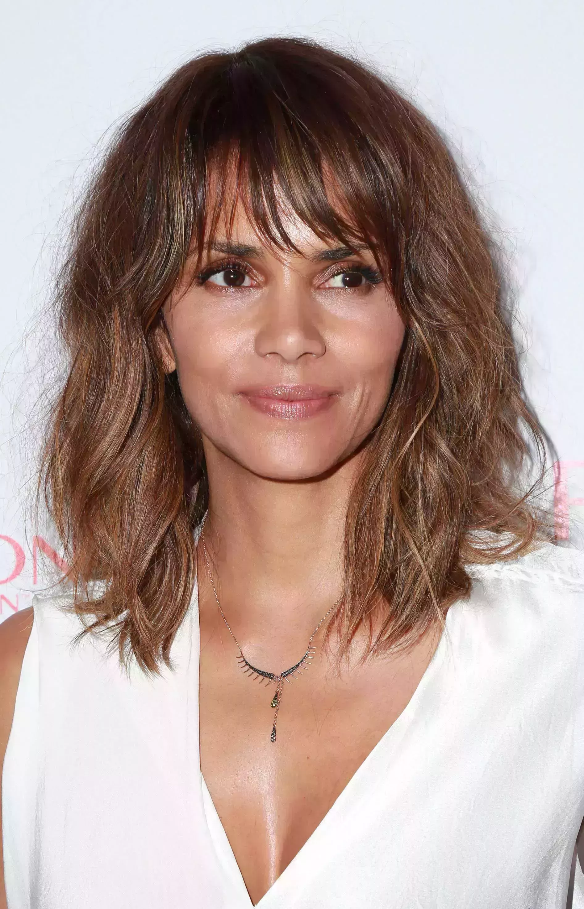Halle Berry’s Brunette Messy Shag