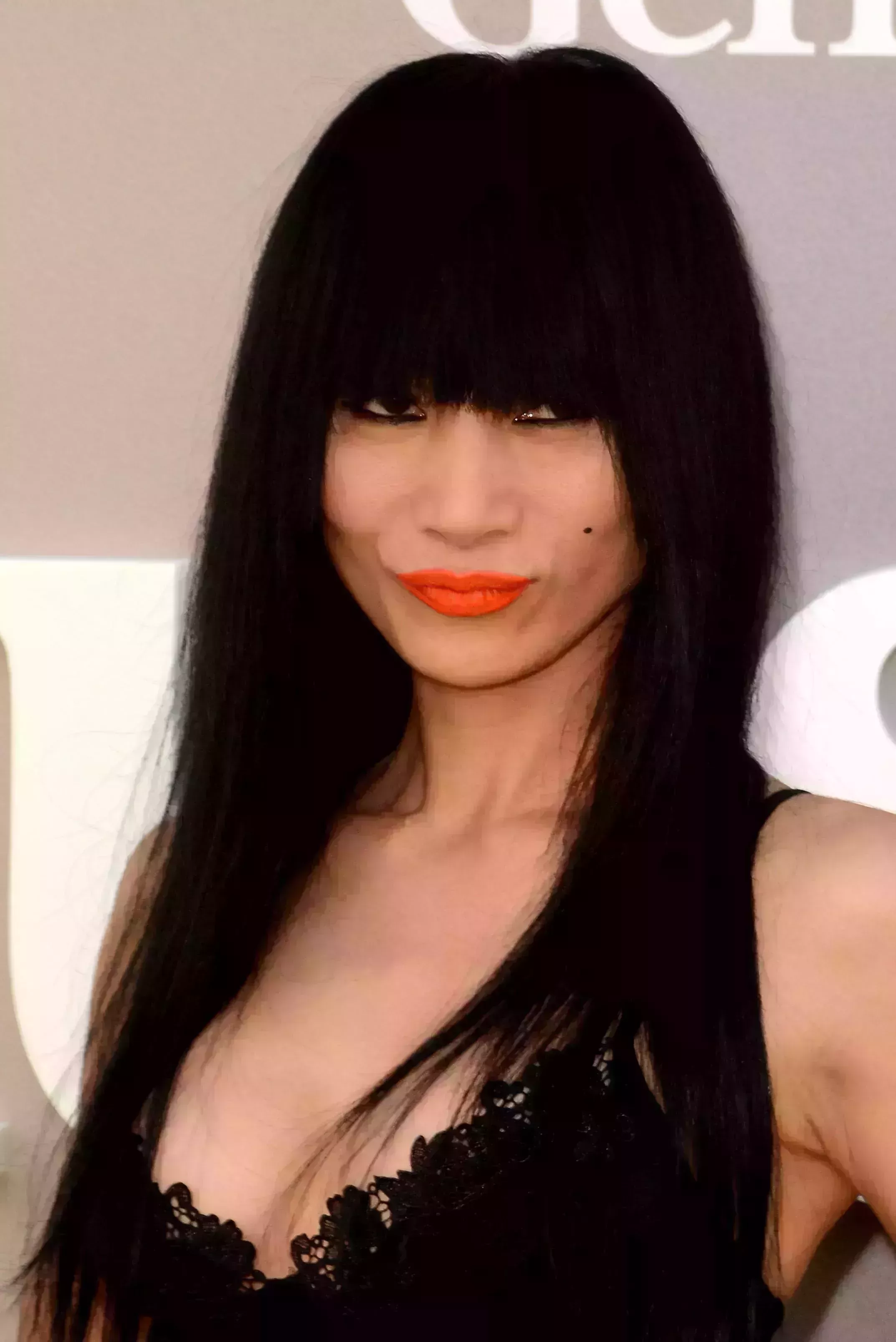 Bai Ling’s Long Thick Bangs