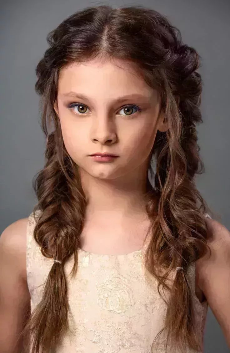 Girl in Boho Braids