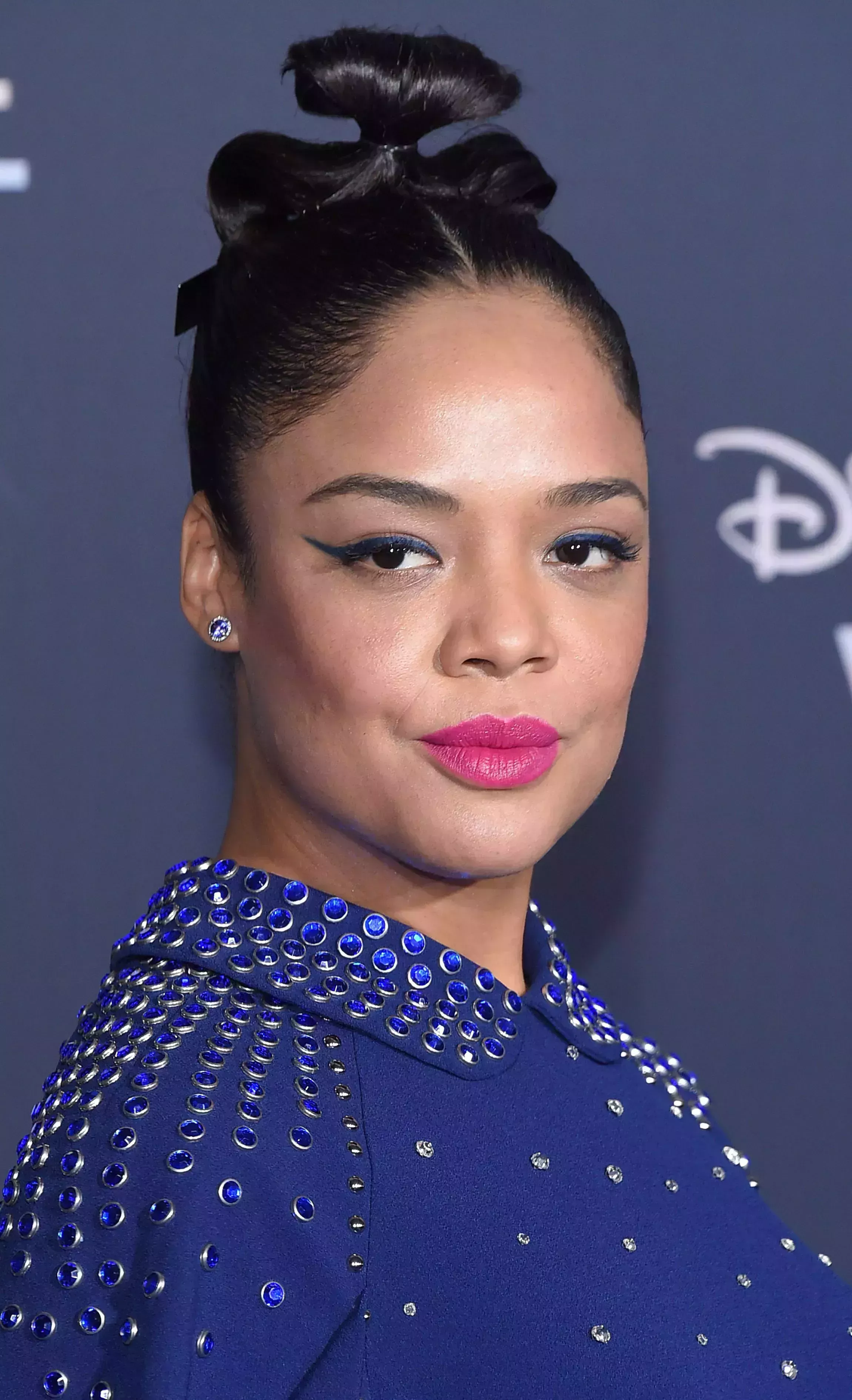 Tessa Thompson’s Bow Tie Bun Updo