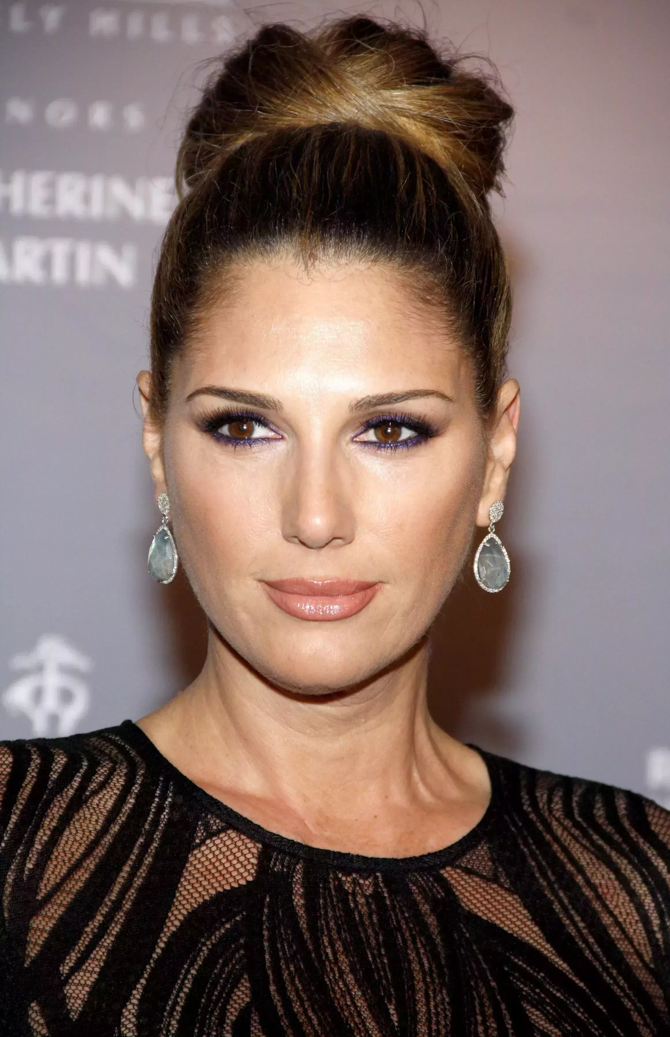 Daisy Fuentes with that Crown Bun
