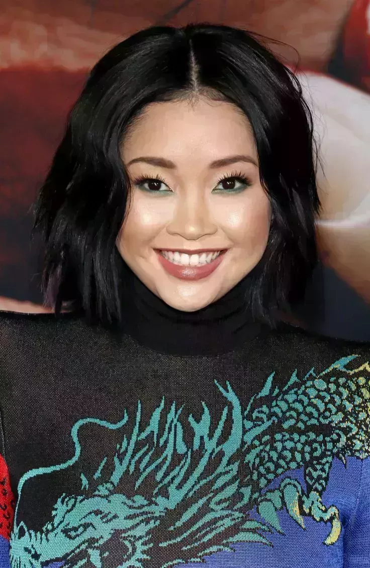 Lana Condor’s Center Part Bob