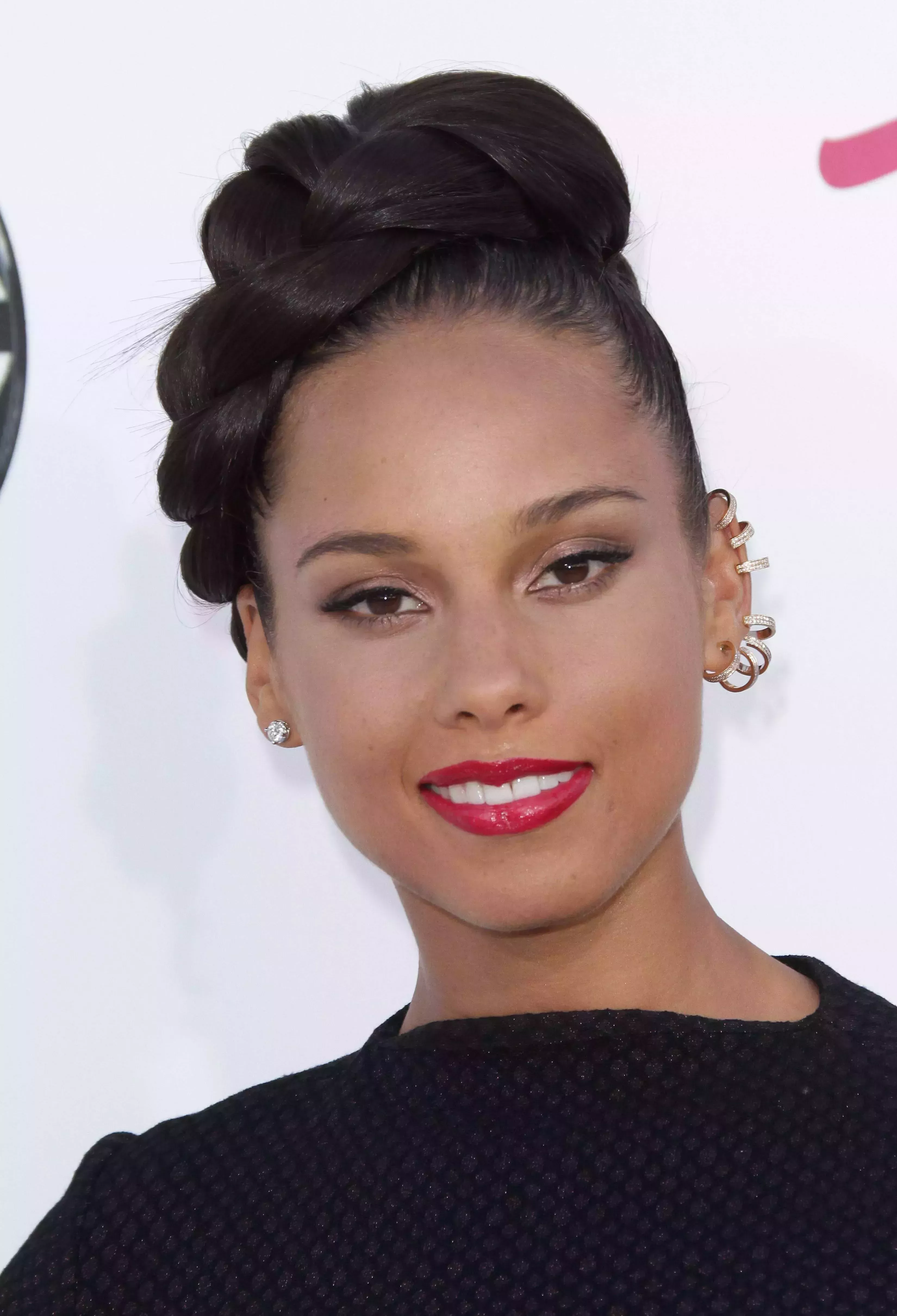 Alicia Wearing that Afro Hair Braid Crown