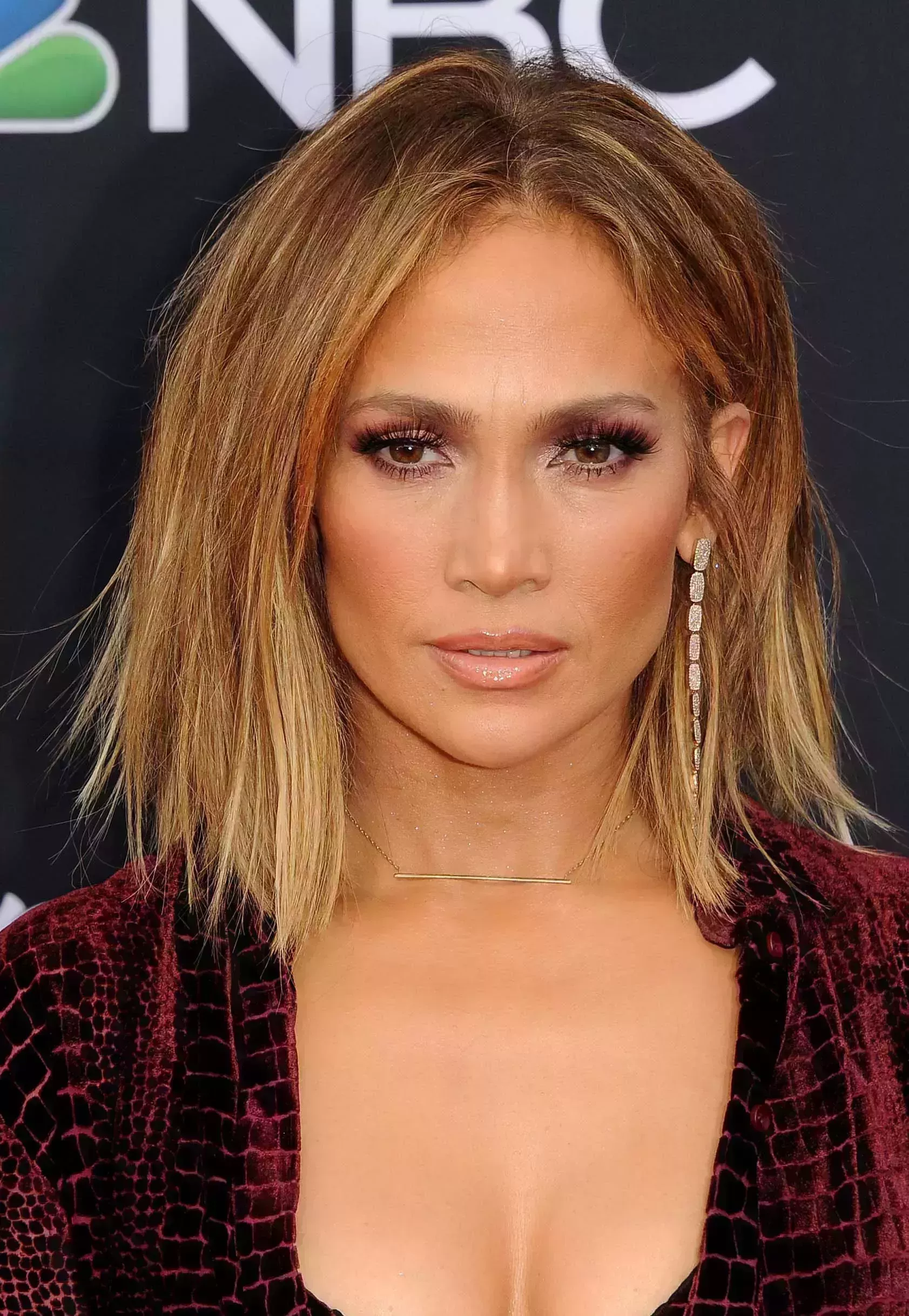 JLo’s Dyed Long Bob