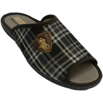 Aguas Nuevas Pantuflas Chanclas hombre cuadros abiertas punta y