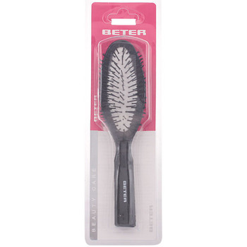 Beter Tratamiento capilar Cepillo Ovalado Neumático, Púas Nylon Negro 17,5 Cm 1 Pz