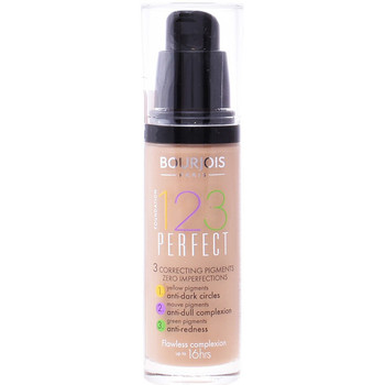 Bourjois Base de maquillaje 123 Perfect Liquid Foundation 55-dark Beige