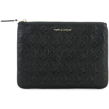 Comme Des Garcons Bolso Clutch Comme des Garcons wallet de piel negra