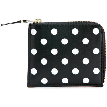 Comme Des Garcons Cartera Monedero Comme Des Garçons Wallets negro con lunares