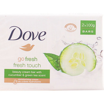 Dove Productos baño Go Fresh Jabon Crema Pepino Te Verde Lote 2 X 100 Gr