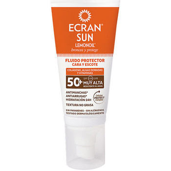 Ecran Protección solar Sun Lemonoil Cara Escote Spf50+ Fluido Solar