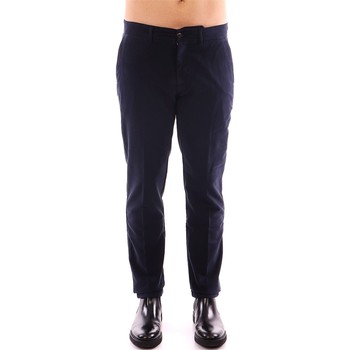 Harmont & Blaine Pantalón de traje CHINOS NARROW FUSTAGNO pantalones hombre azul